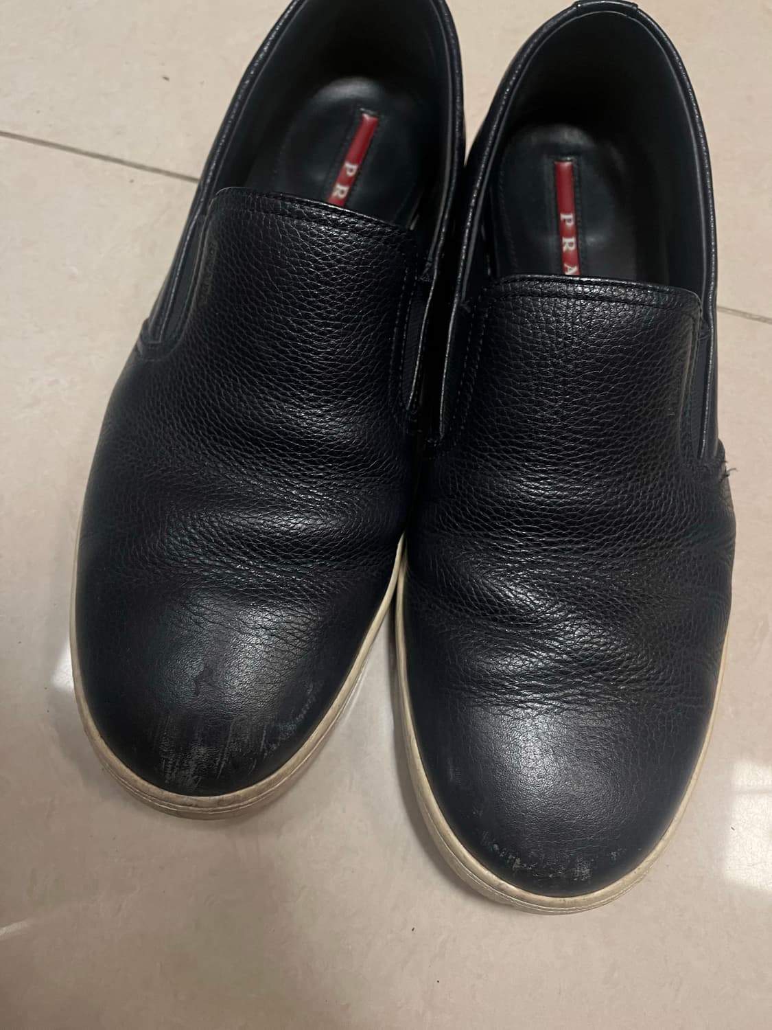 Prada 가죽슬립온[275] 착용샷[o] 상품이미지2