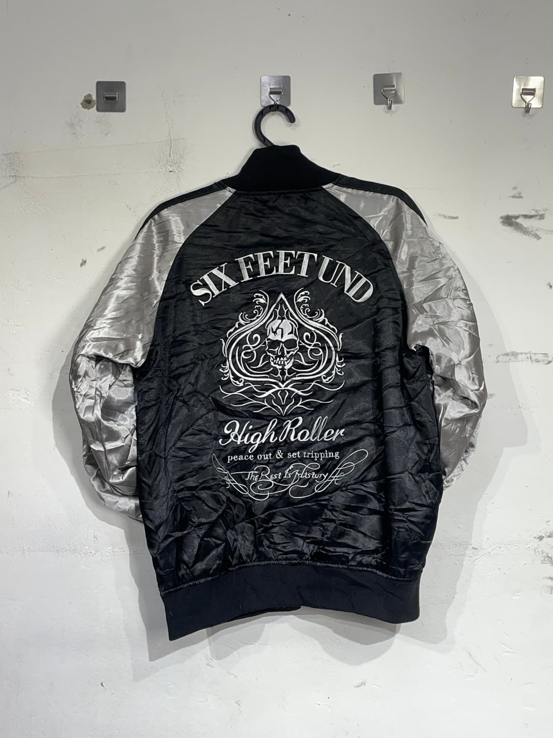 Jpn 일본 빈티지 Japan 해골 자수 스카잔 오버핏 스카쟌 M 상품이미지6