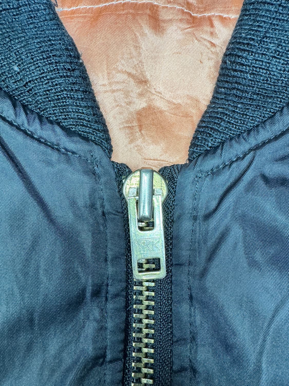 빈티지 90s ma-1 마원 항공점퍼 블랙 OS 상품이미지3