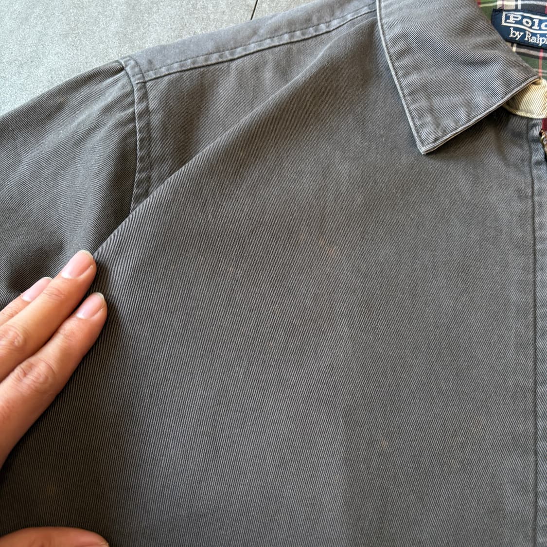 폴로 정품 그레이 스윙톱 자켓 상품이미지4