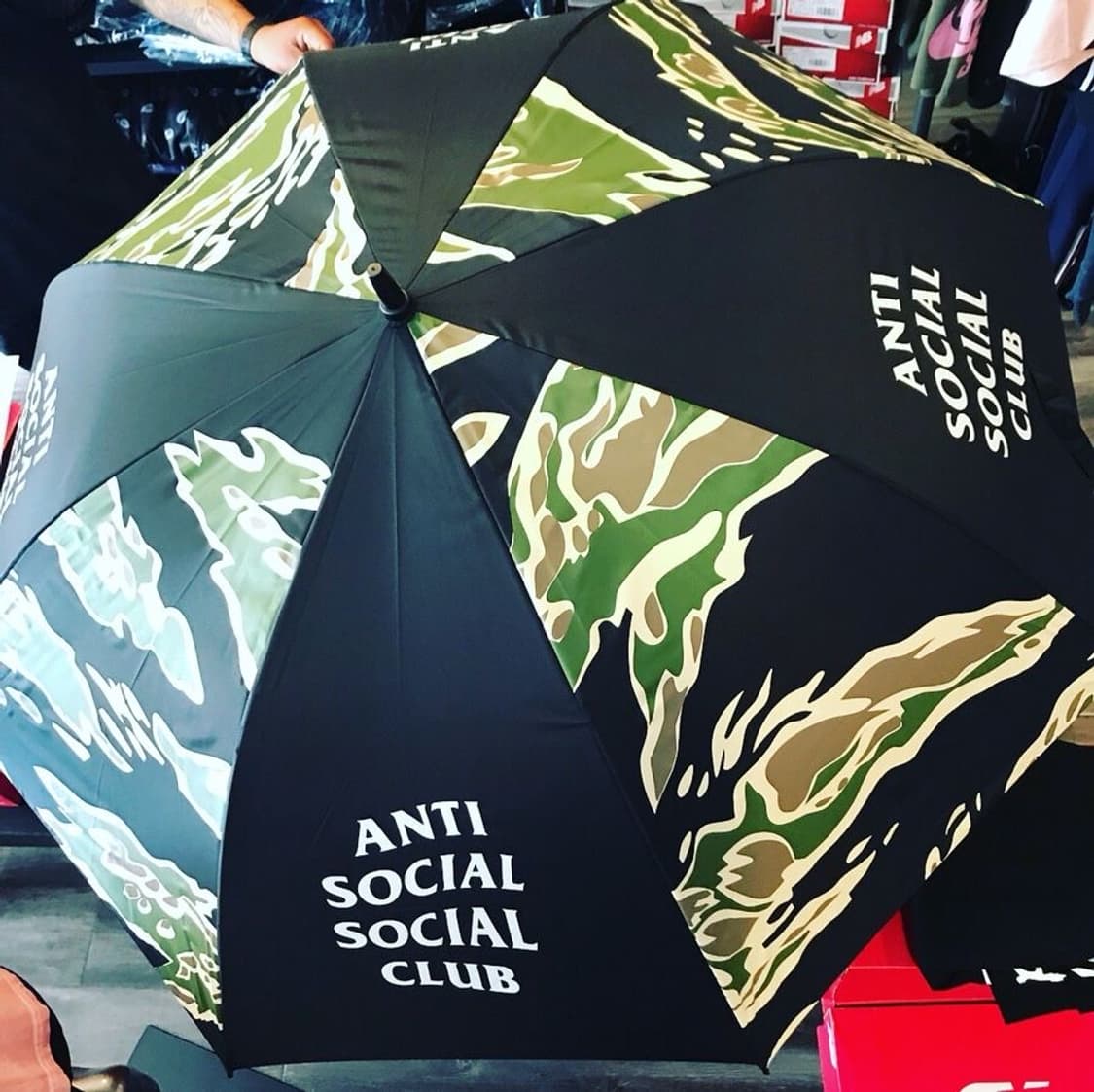 안티소셜클럽 장우산 핑크&블랙 새상품 상품이미지2