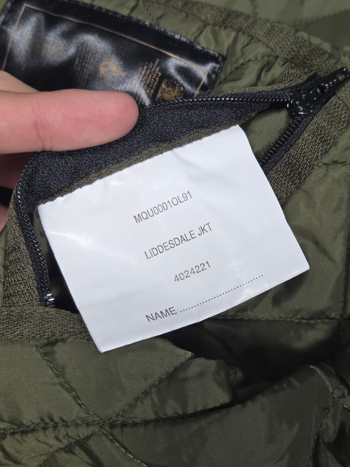 [바버] 리데스데일 퀼팅 자켓 | 00246 상품이미지4