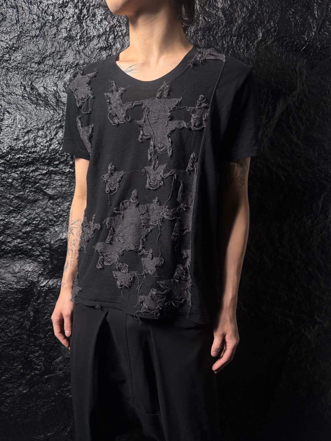 GOMME HOMME Star Cut-off T Shirt 상품이미지2