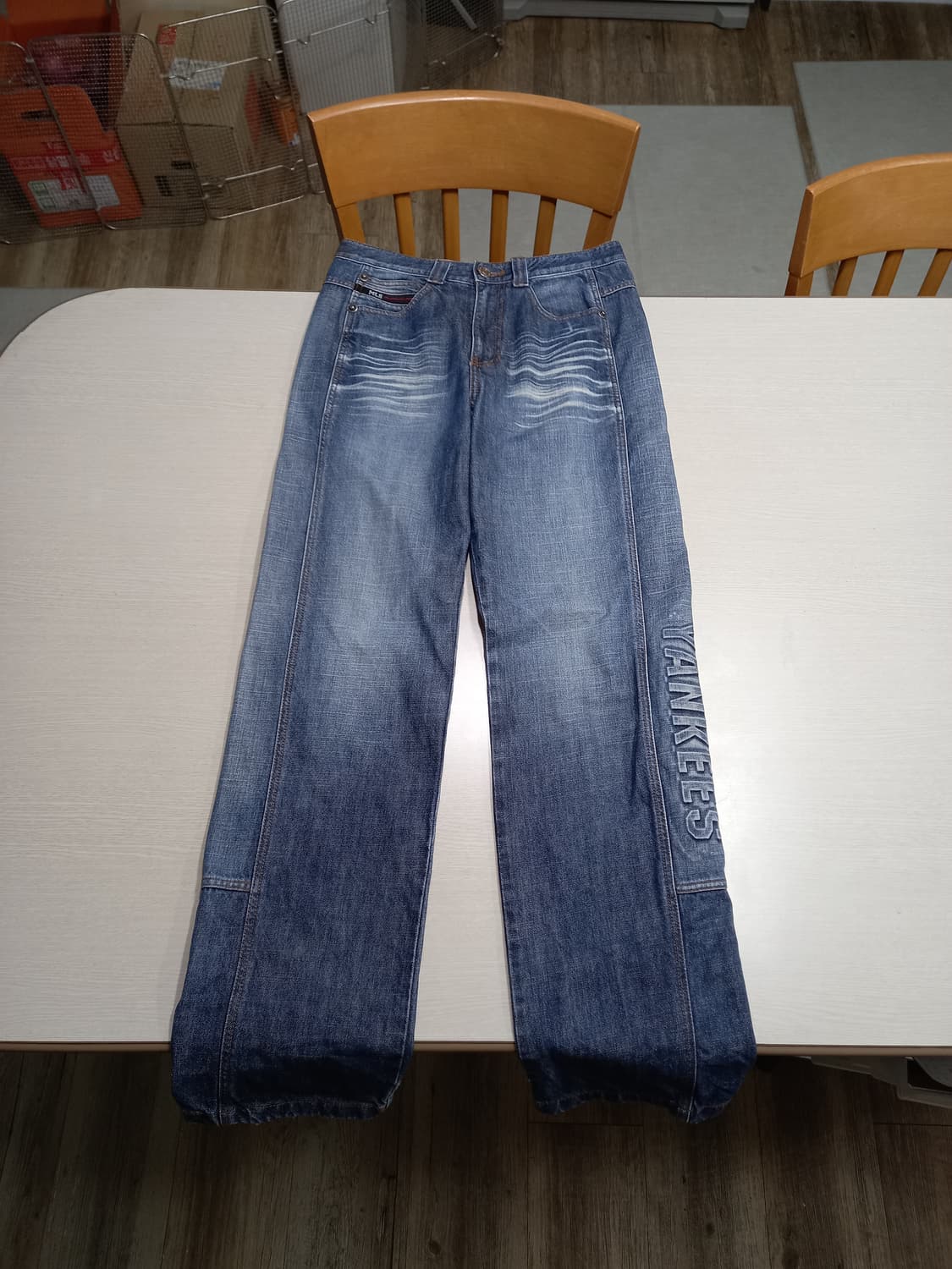 29 03's 공식 MLB YANKEES 워싱 데님팬츠 29-546 상품이미지1