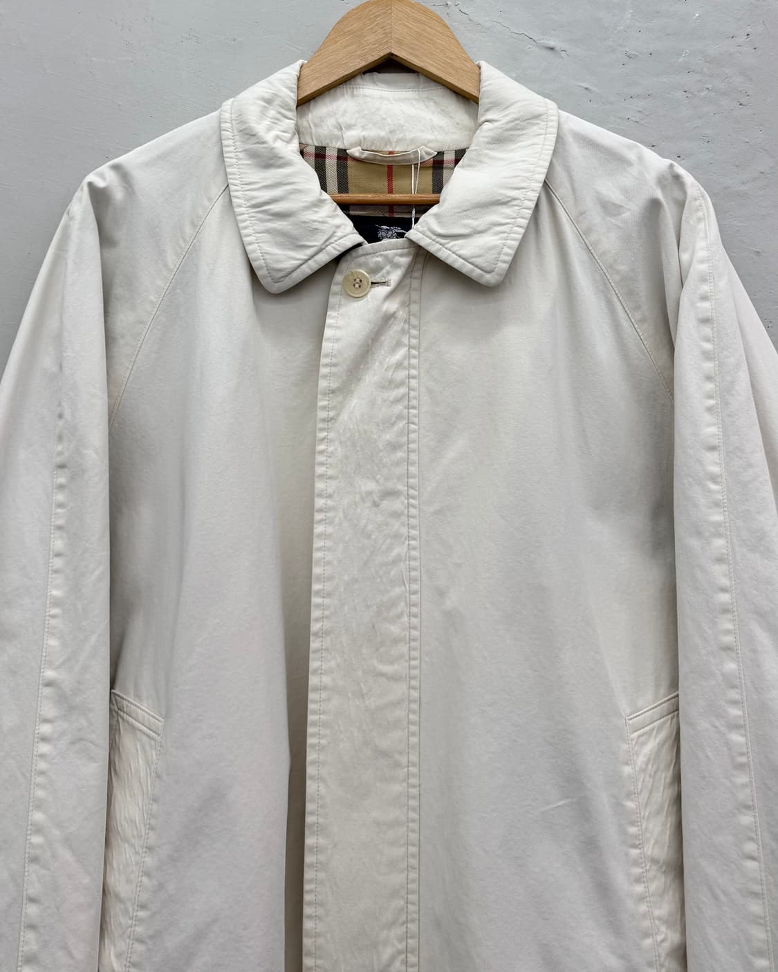 버버리 00s 노바체크 코튼 스윙 자켓 상품이미지2