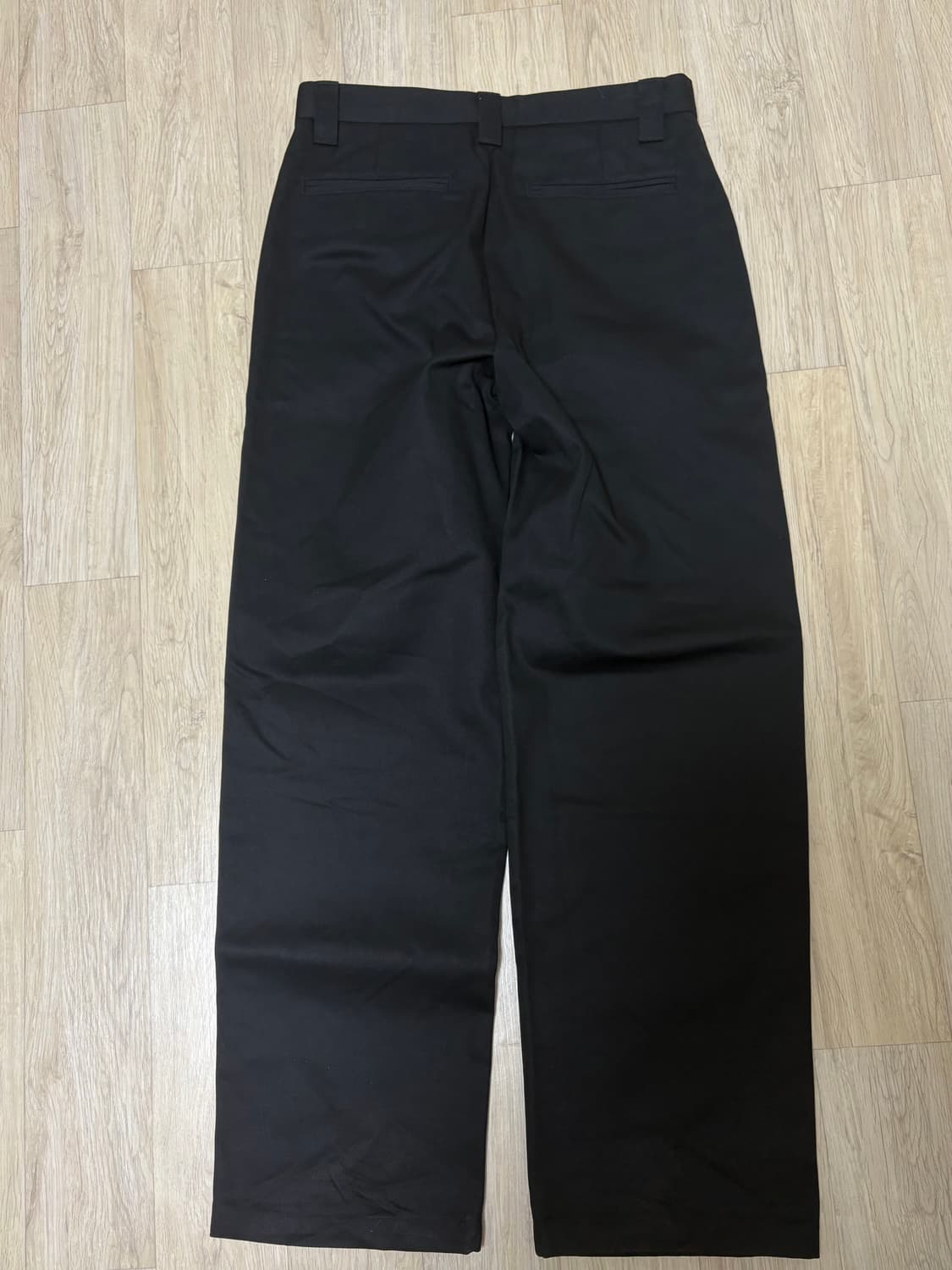 무신사 스탠다드 레귤러 치노 팬츠 블랙 30 상품이미지2