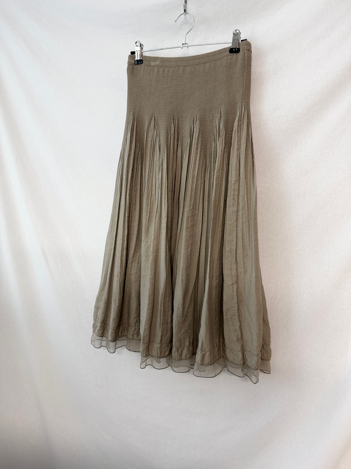 레이어드 플리츠 스커트 상품이미지4