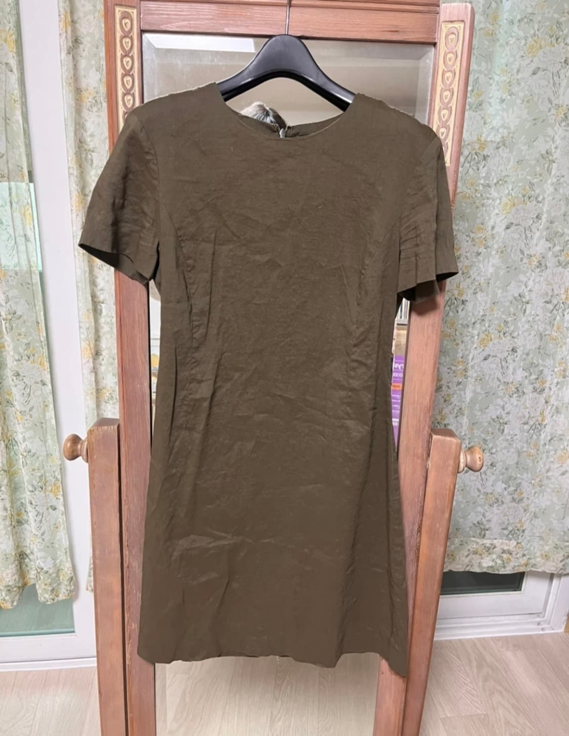 Theory 띠어리 모카 브라운 미니 원피스_2사이즈 상품이미지1