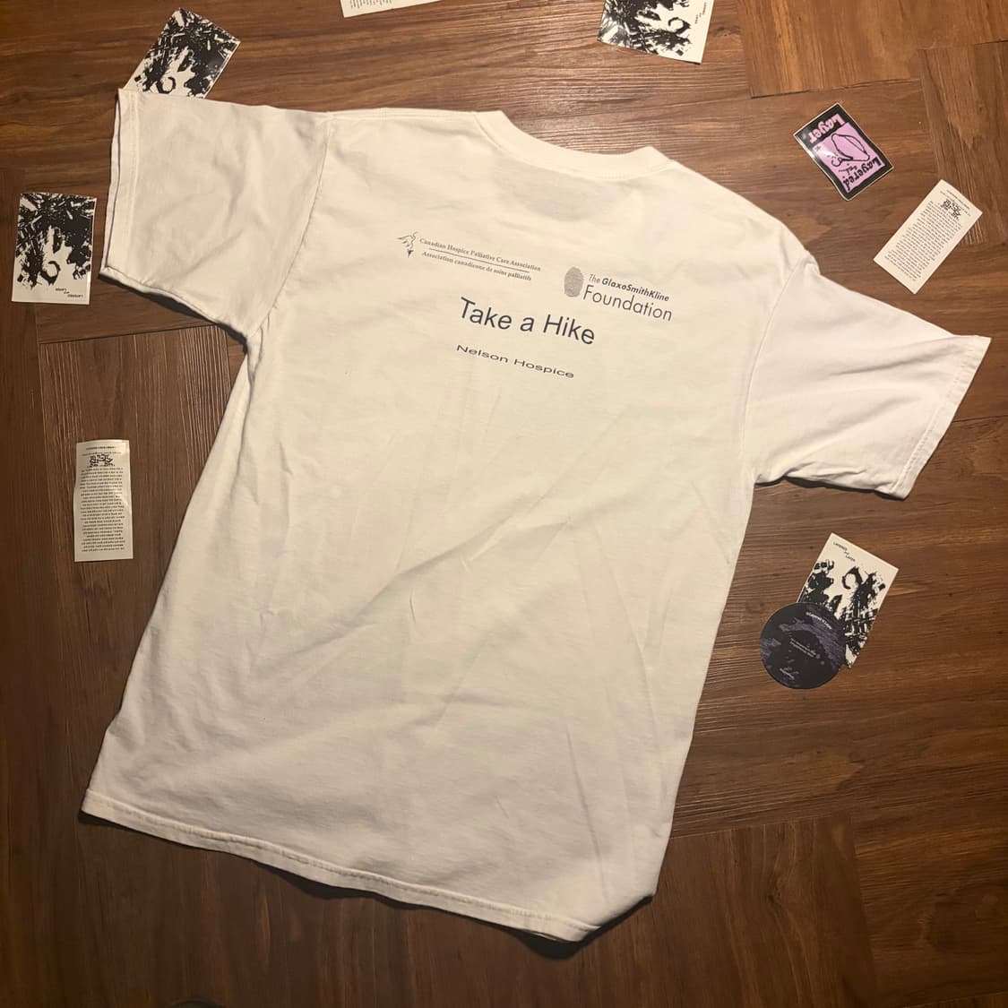 00s Hike for hospice 빈티지 프린팅 티셔츠 상품이미지6