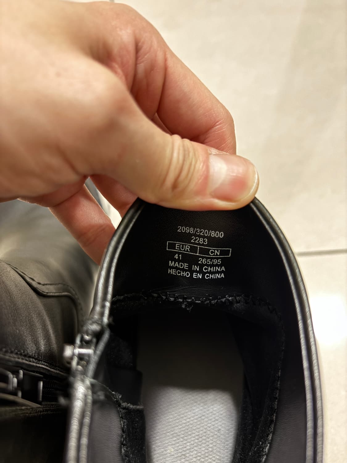 265 자라 니콜슨 콜라보 비브람 가죽 앵클 부츠 EUR 41 상품이미지4