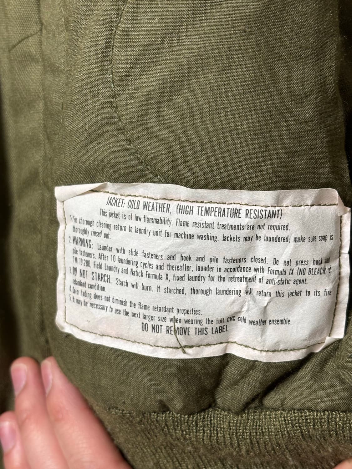 80s 오리지널 CVC 탱커 자켓 S-S 상품이미지3