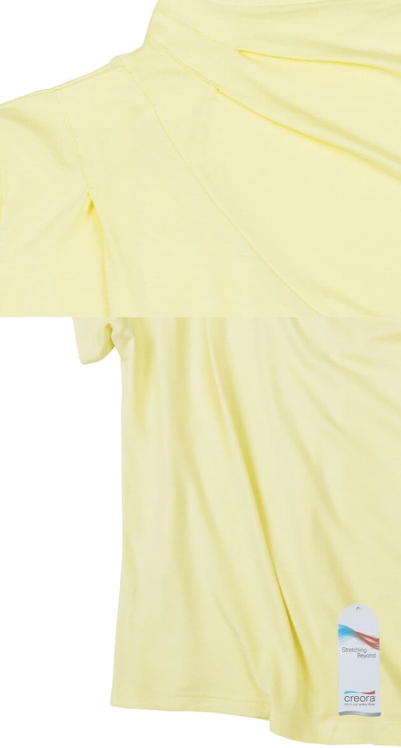 Safari sula Stitch Drape Jersey in Lemon 상품이미지7