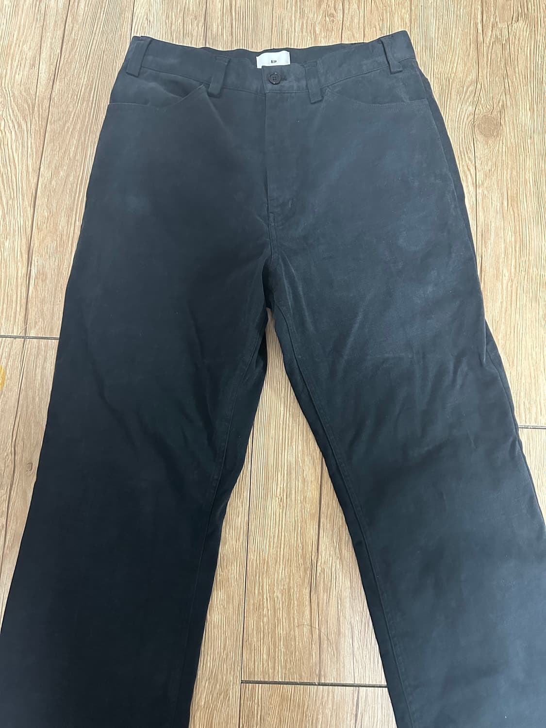 A.ta PEACHED FLARE PANTS (BLACK) 상품이미지5