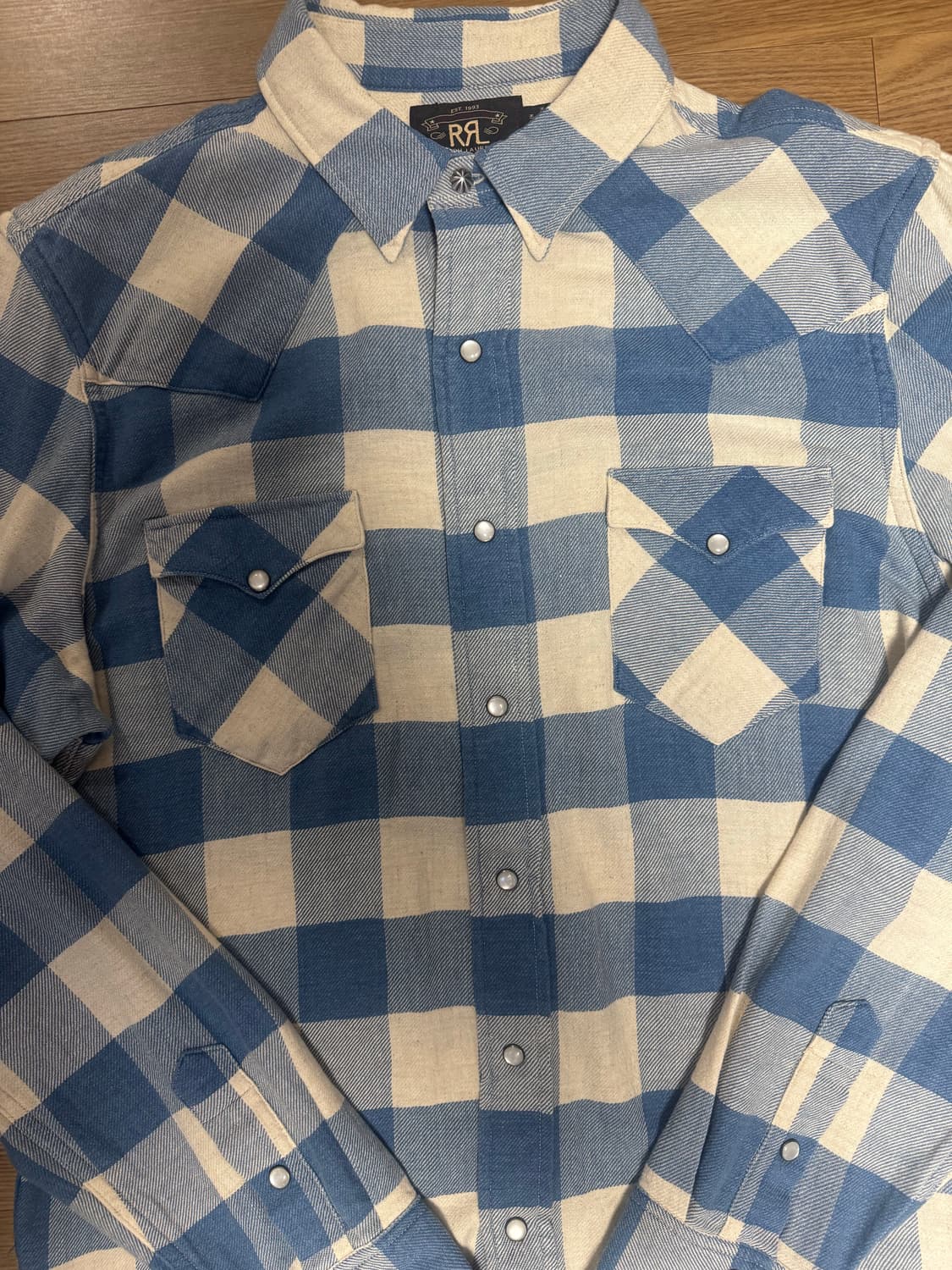 RRL 더블알엘 플래드 웨스턴 셔츠 L 팝니다 상품이미지3