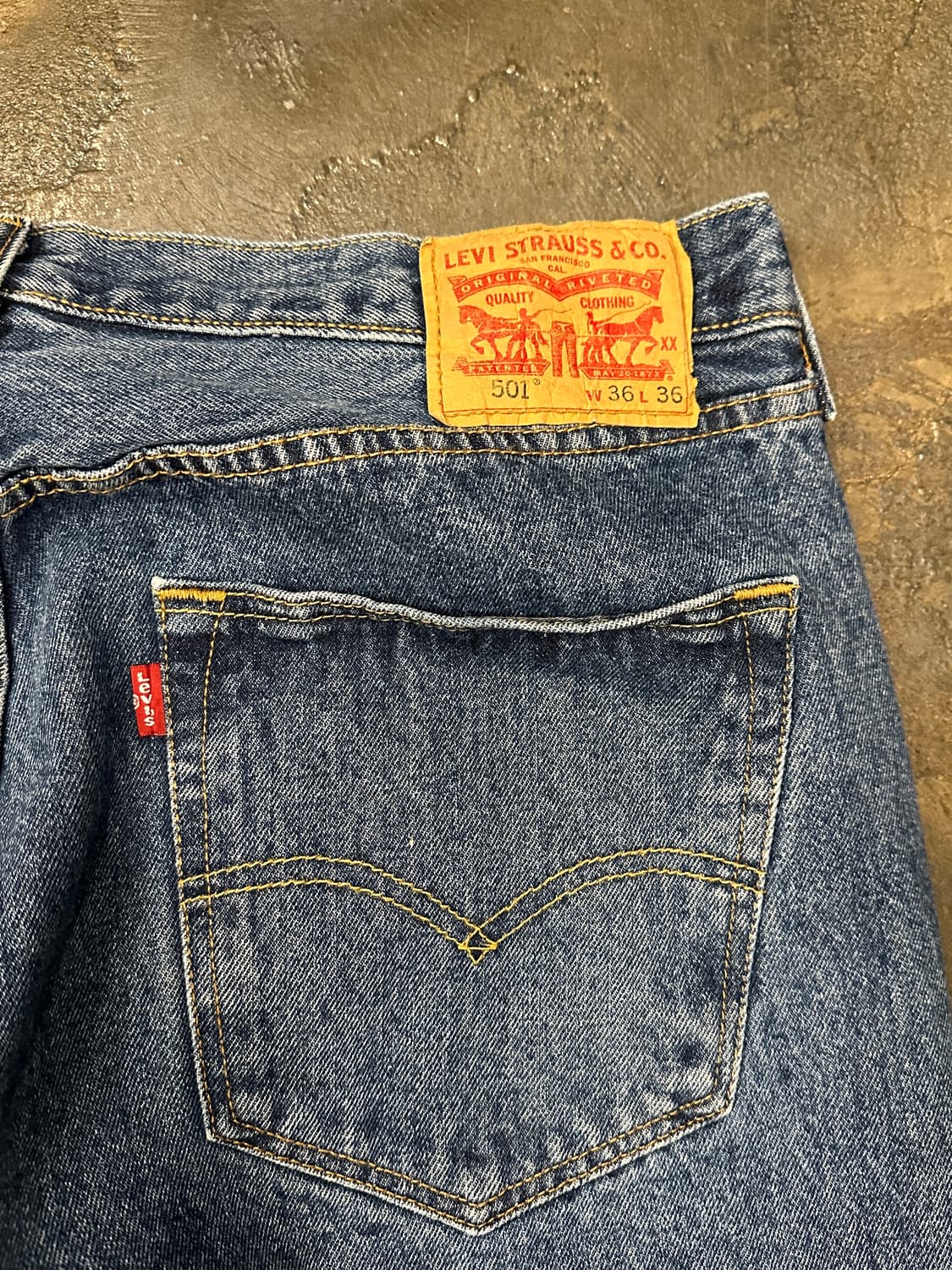 리바이스 501 W36 L36 상품이미지4