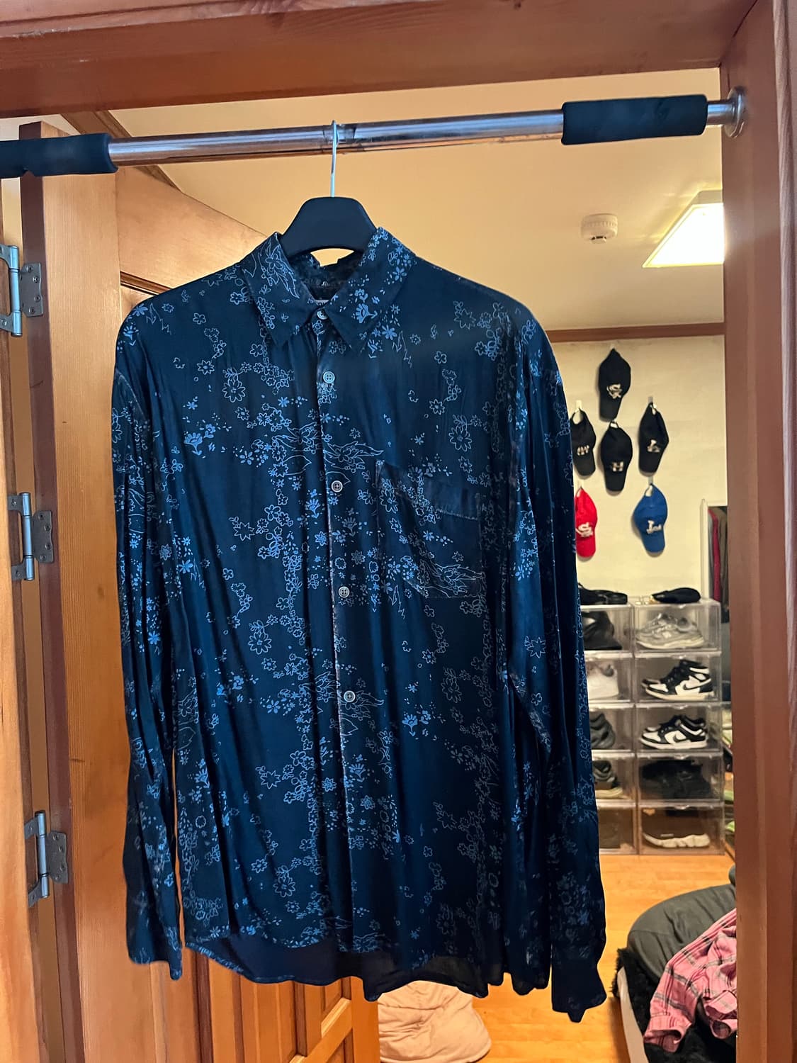 48) 아워레가시 꽃무늬 셔츠 상품이미지1