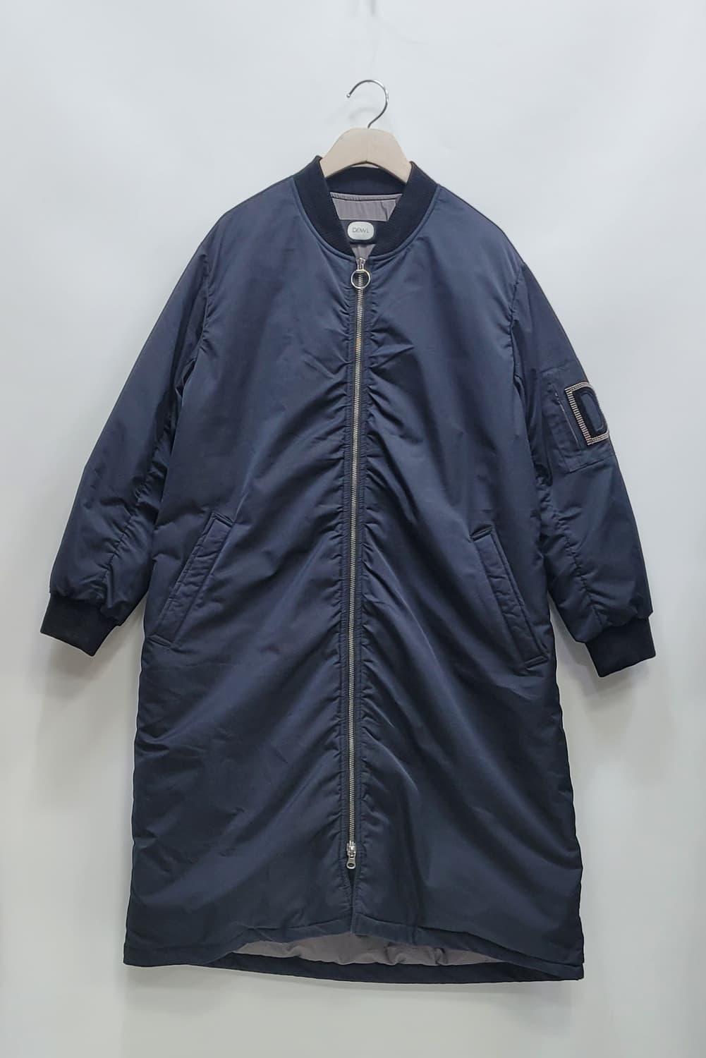 DeWL 듀엘 덕다운 롱 패딩 블루종 자켓 / 여 85 (55) 네이비
 상품이미지1