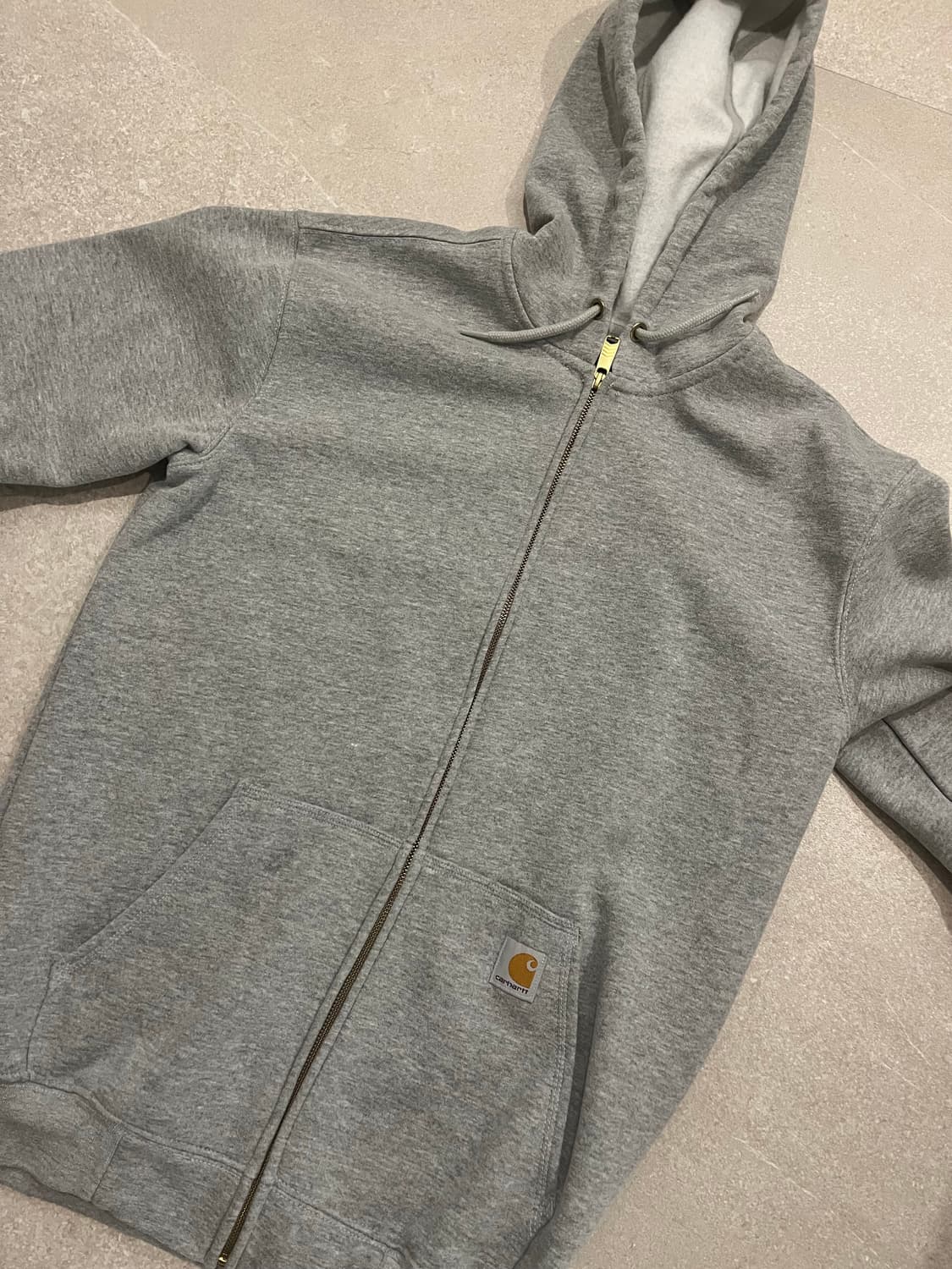 칼하트 루즈 핏 미드웨스트 풀 집 스웨트셔츠 헤더 그레이 s 상품이미지3