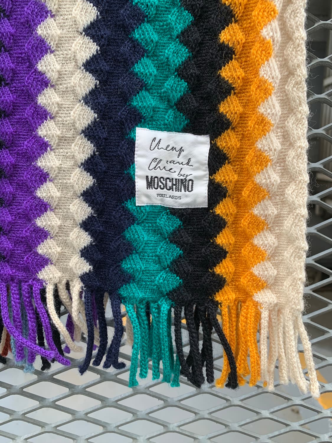 모스키노 멀티컬러 머플러 상품이미지5