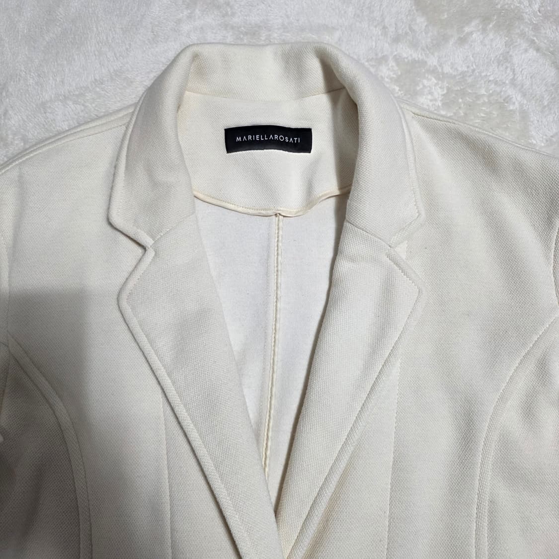 (55)마리엘리로사티 아이보리 코튼 자켓 상품이미지2