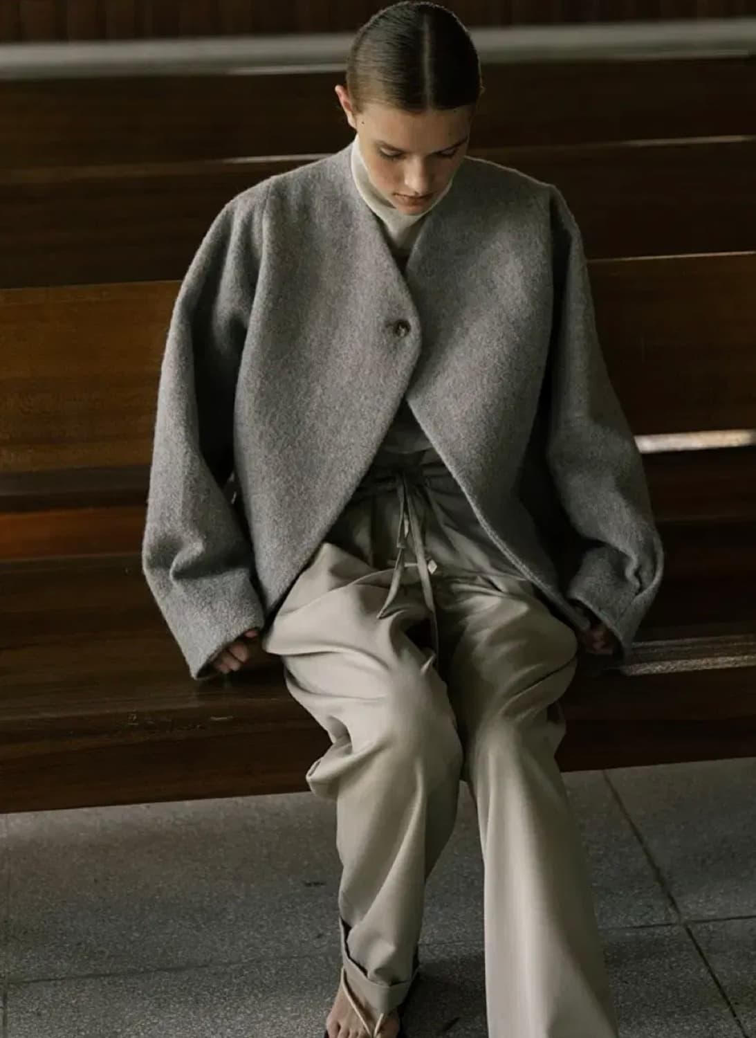 le17septembre 오버사이즈드 울자켓 상품이미지1