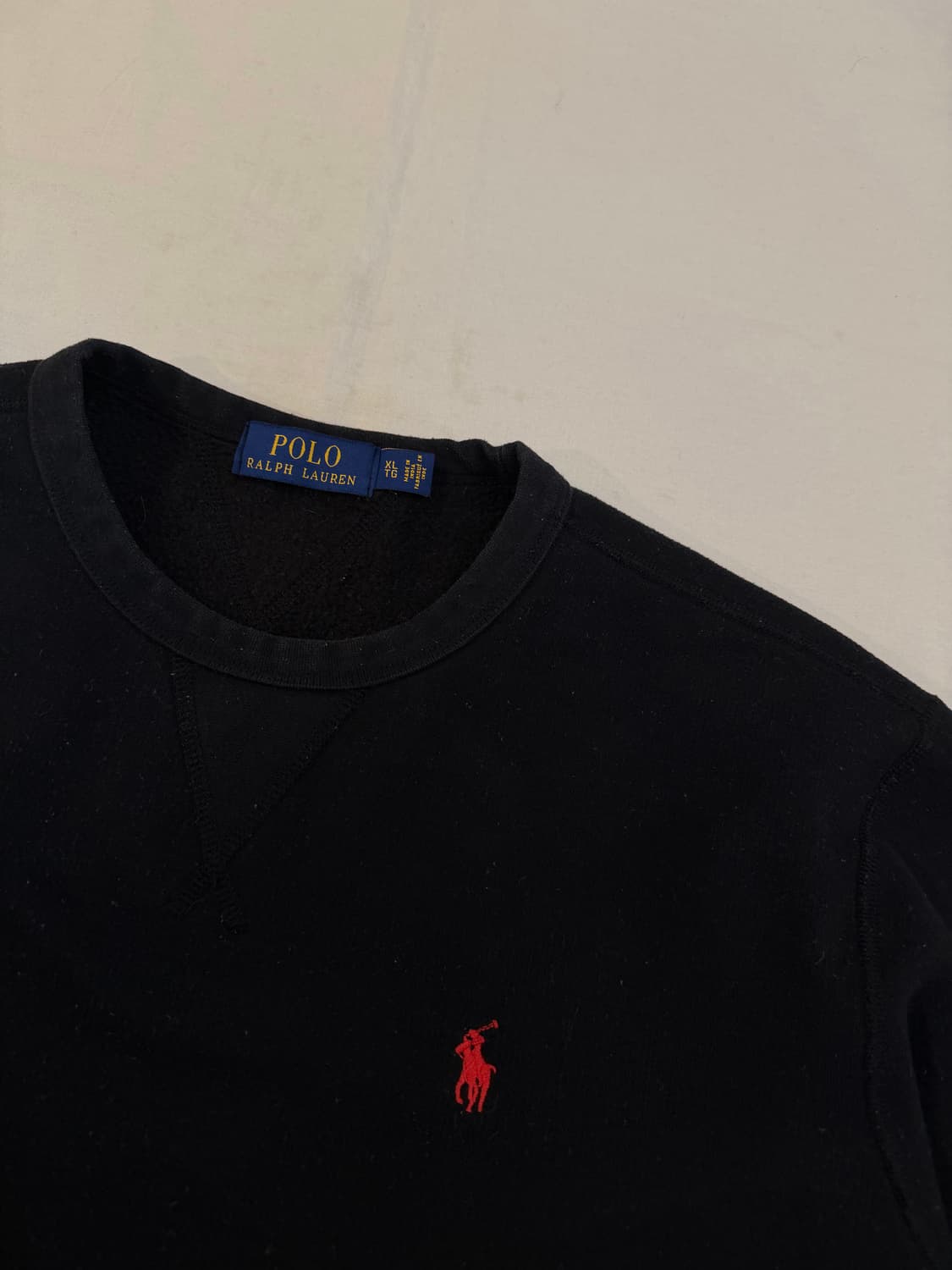 폴로 랄프로렌 맨투맨 스웻셔츠 블랙 상품이미지2