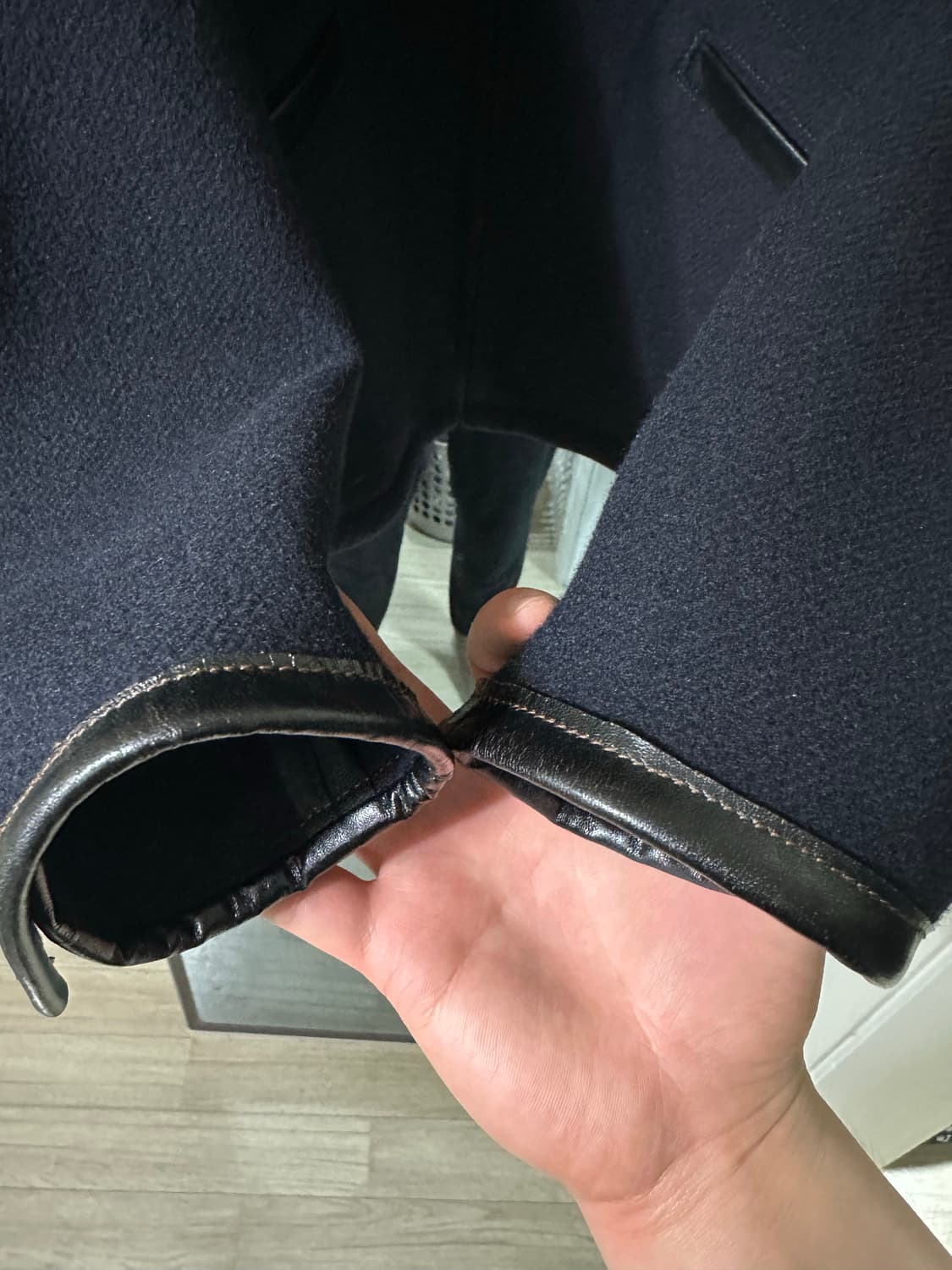 엠비스 울 스포츠 자켓 네이비 (L) 상품이미지2