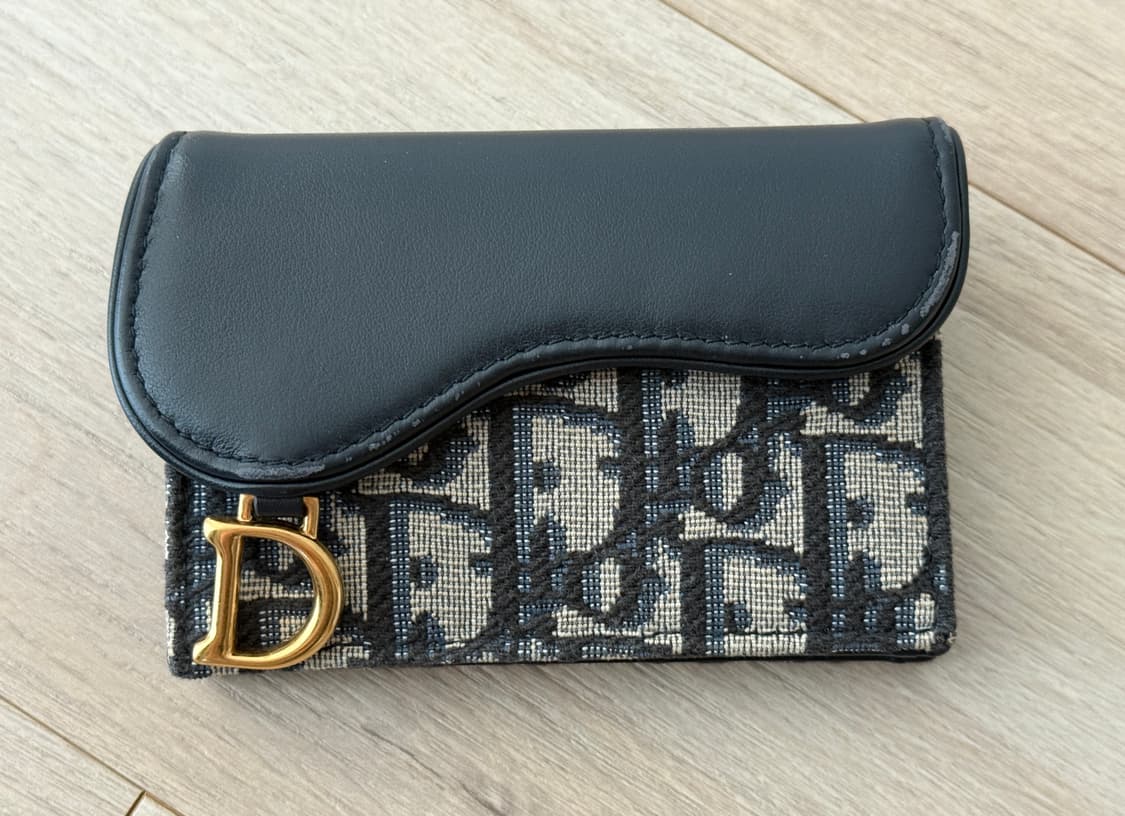 디올 새들 블룸 카드지갑 풀구성 판매 상품이미지2