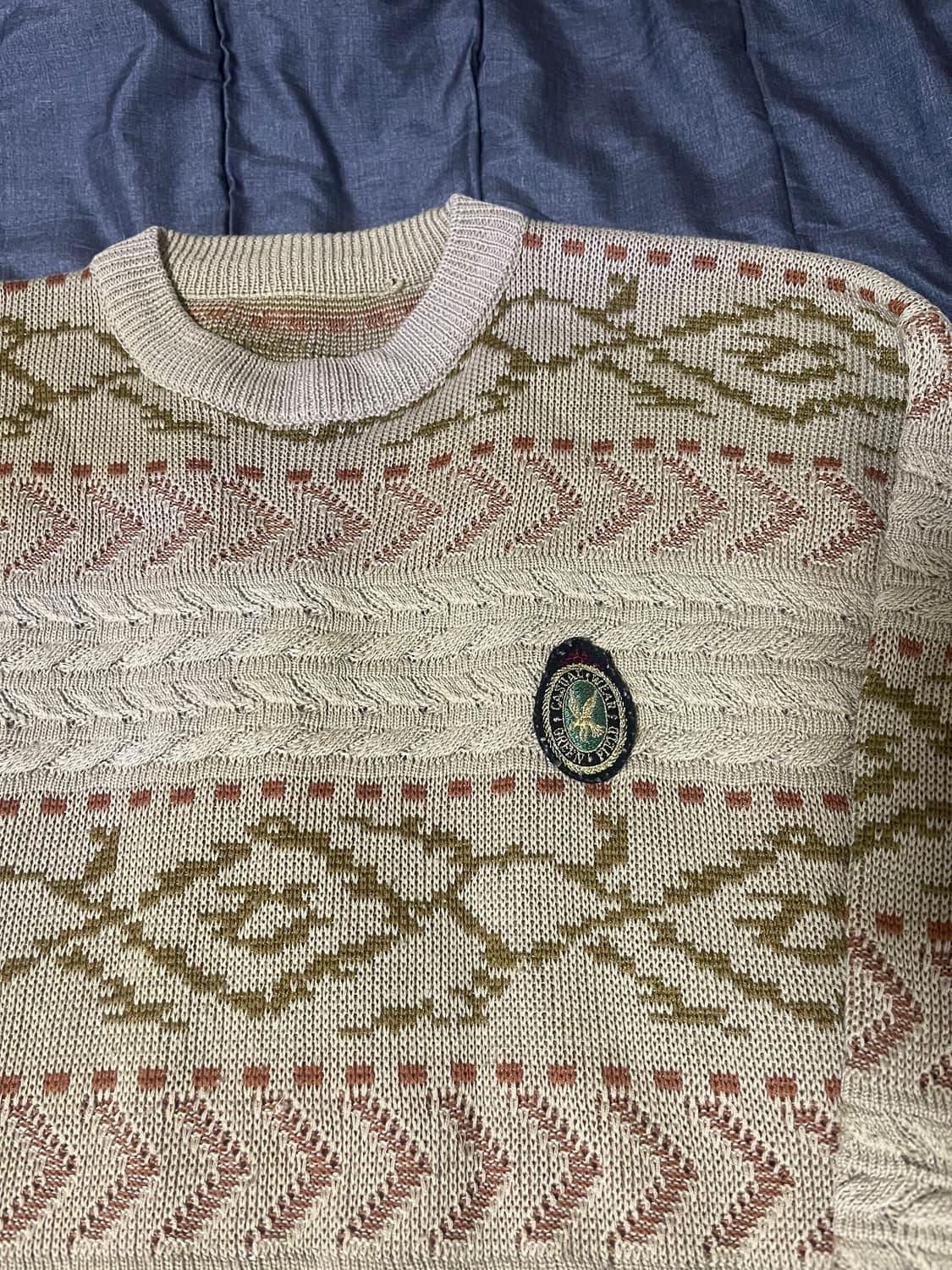 Vintage Pattern knit 상품이미지2