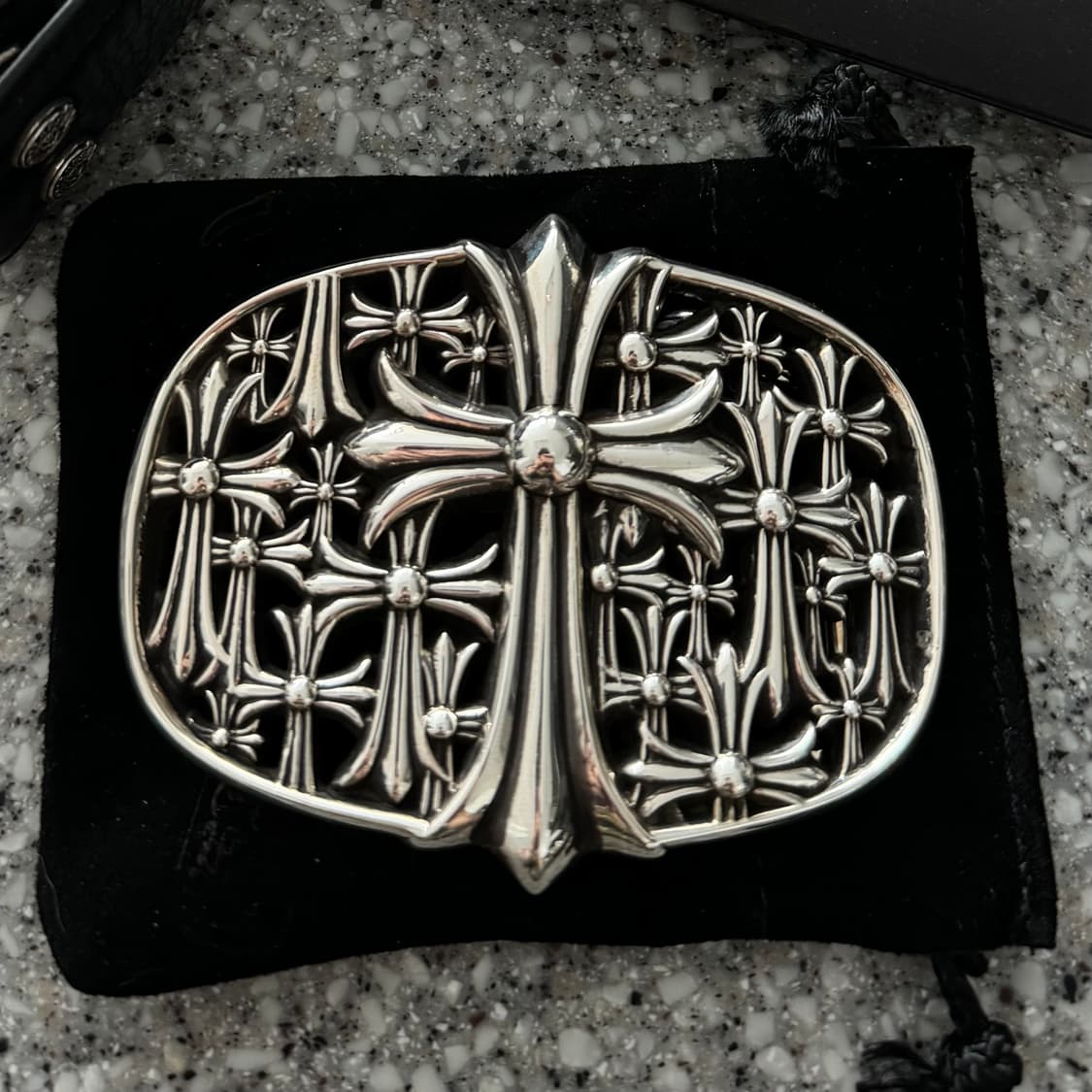 크롬하츠 1.5인치 세메터리 버클 벨트 [ 34 ] 상품이미지1