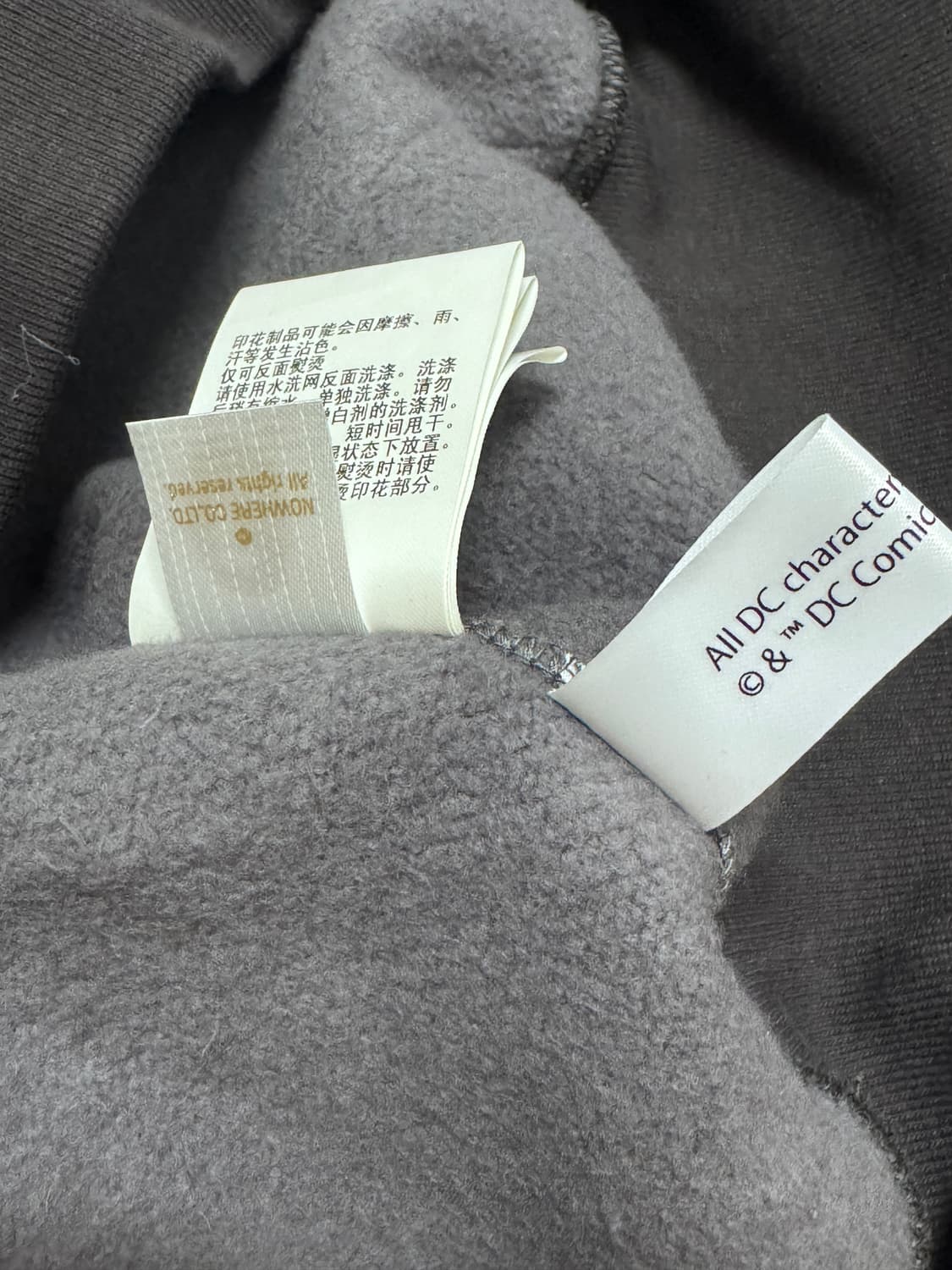 베이프 DC콜라보 흑계 후드티 L 상품이미지9