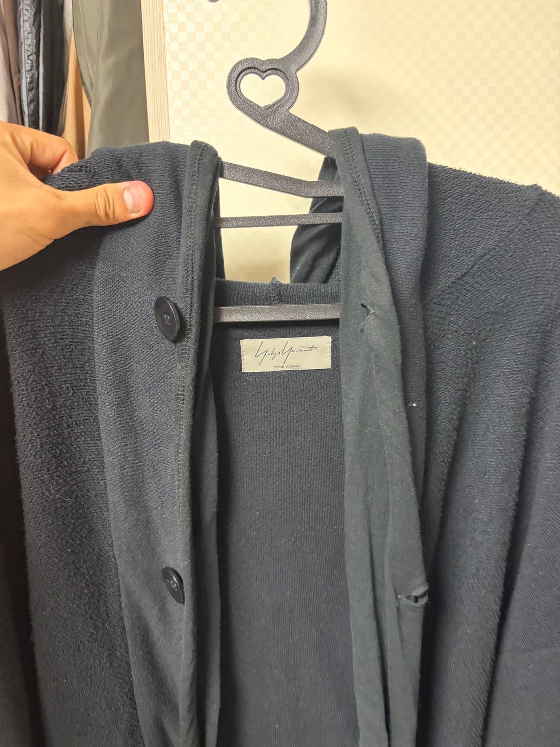 yohji yamamoto pour homme 15ss 레이어드 롱 파카 상품이미지2