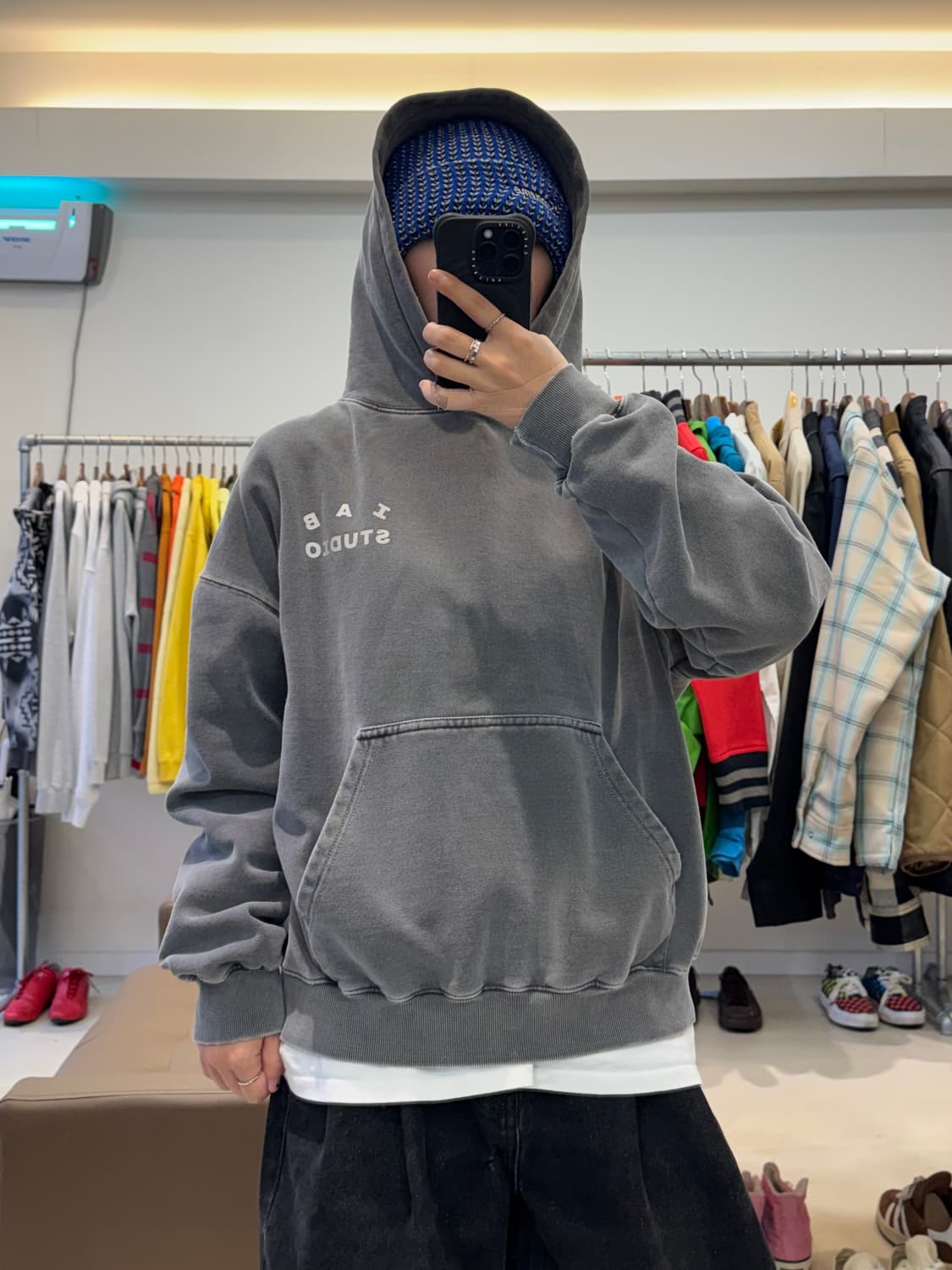 아이앱 스튜디오 피그먼트 후드 상품이미지6