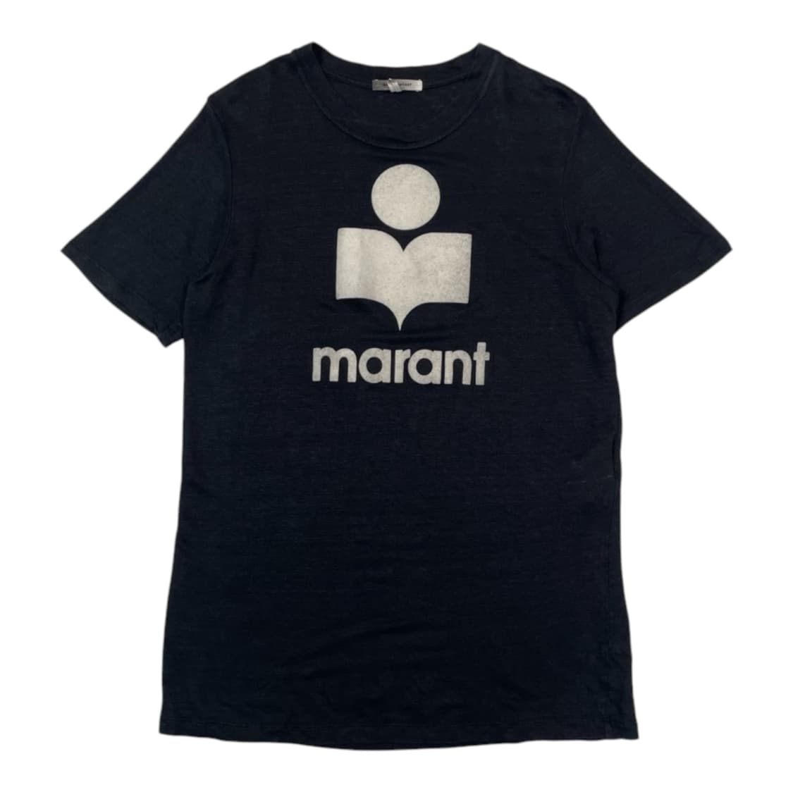 이자벨마랑 Isabel marant 블랙 카르만 린넨 로고 반팔티셔츠 S 상품이미지1