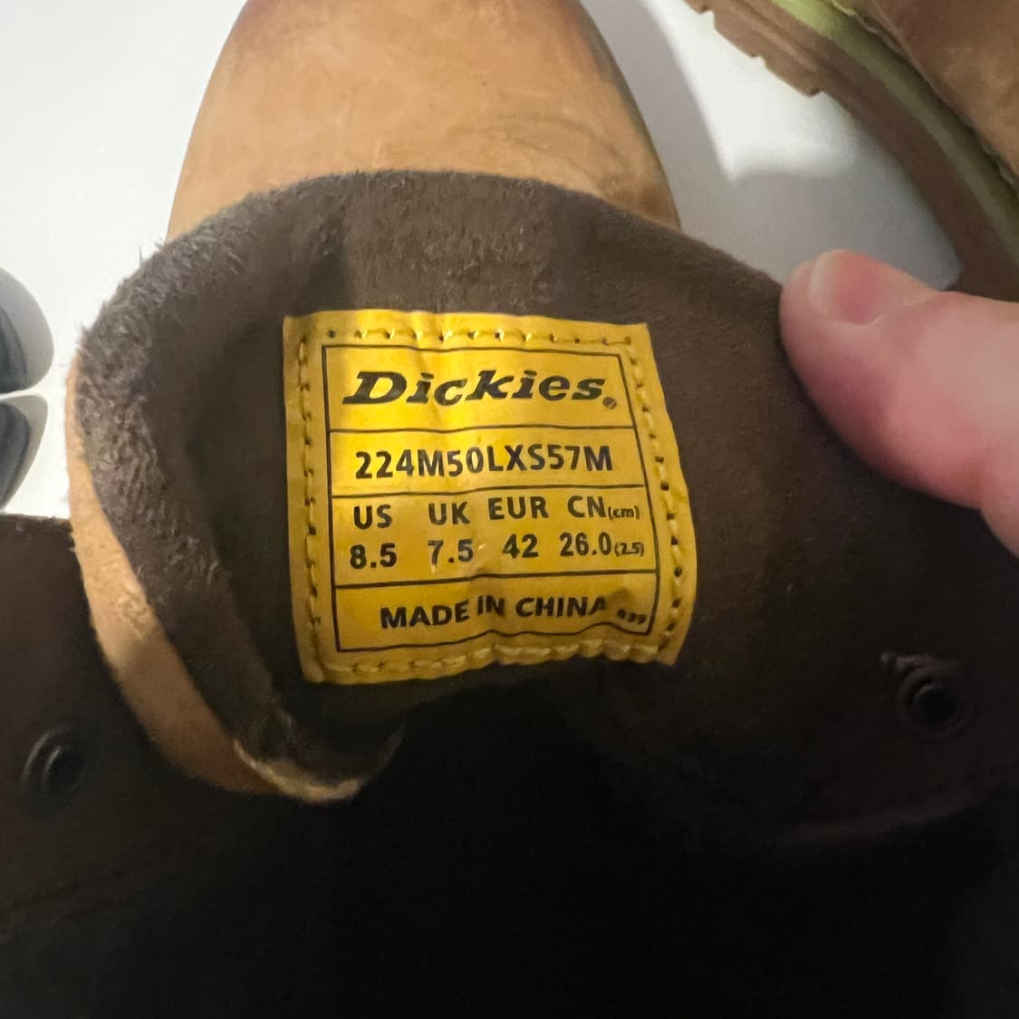 디키즈 아웃도어 어스 옐로우 겨울 워커 캠핑 부츠 상품이미지7