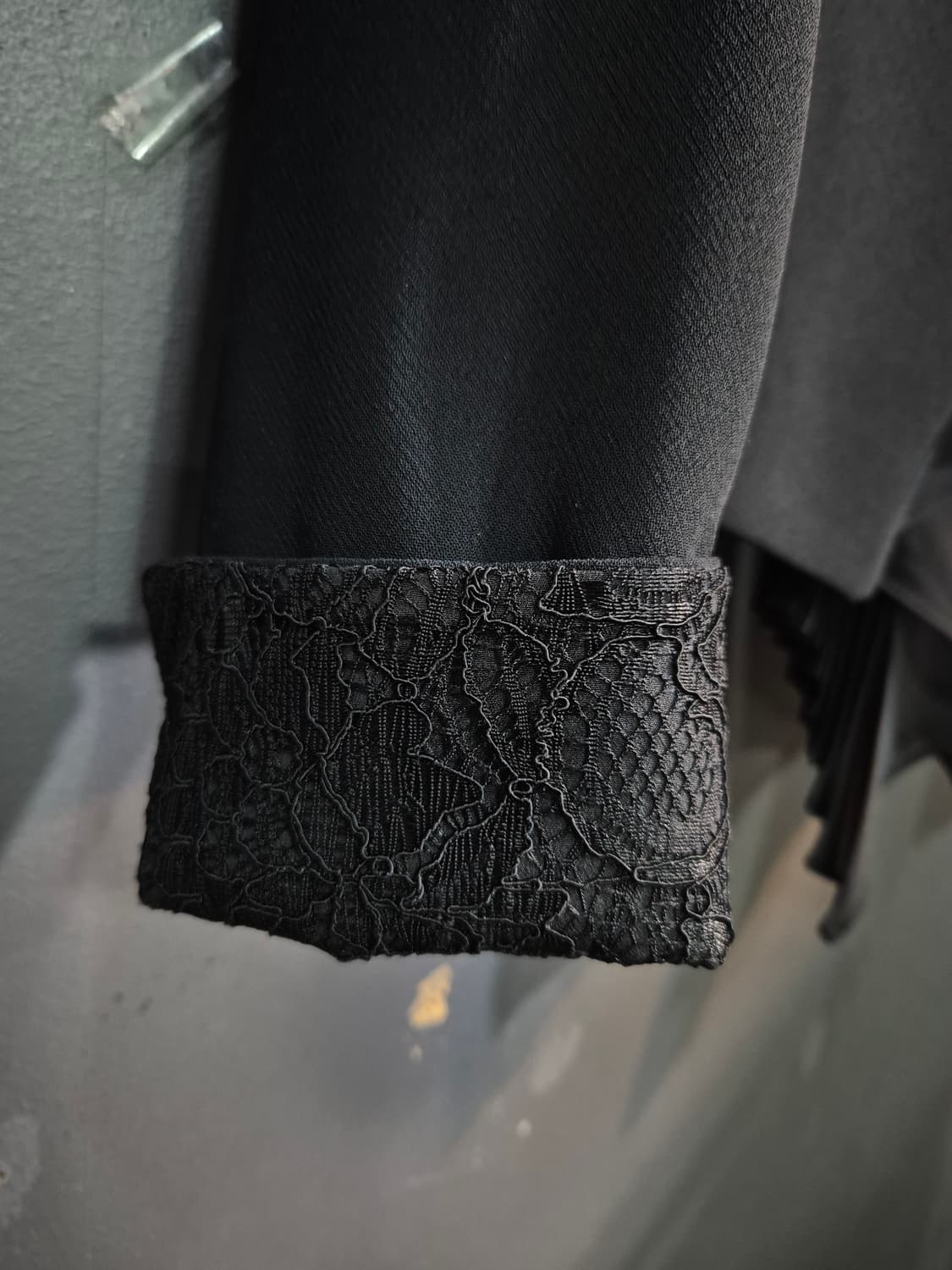 쉬즈미스 블랙 레이스 배색 자켓 S 상품이미지7