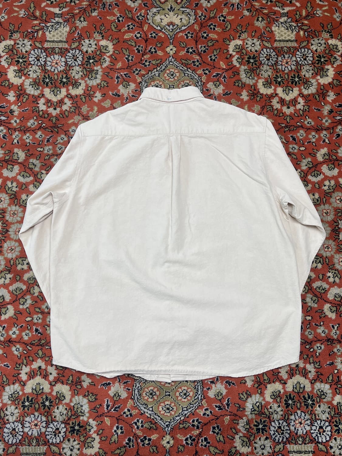 [L] 노앙 베이지 릴렉스드 옥스포드 셔츠 상품이미지2