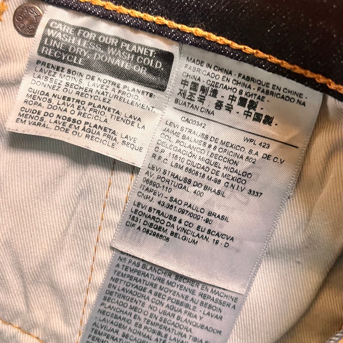 리바이스 511 빅E 데님팬츠 W32 L32 상품이미지5