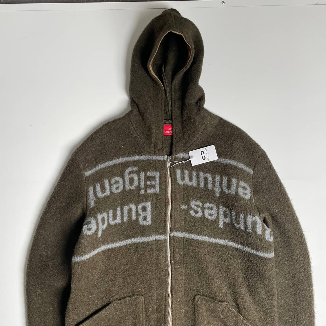 +8*securacid ‘bundes-eigentum’ 울 100 후드 상품이미지2