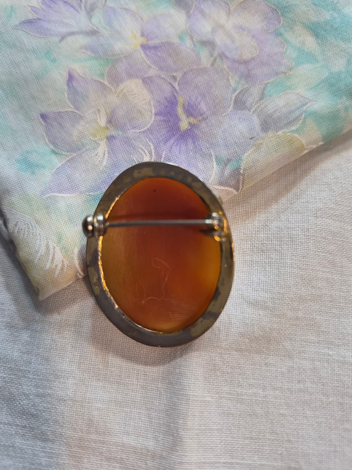 빈티지 리얼쉘 카메오브로치 상품이미지3