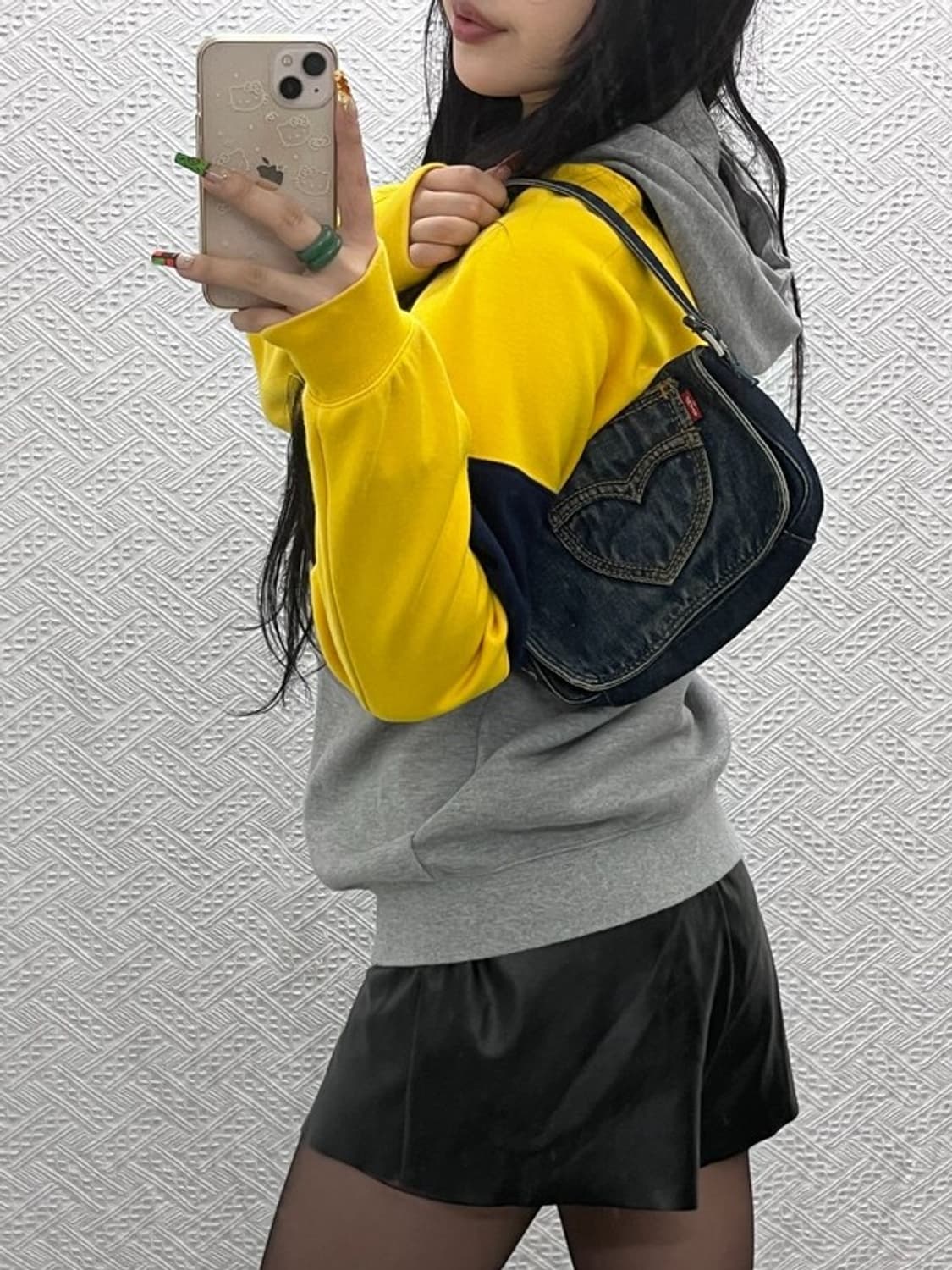 리바이스 올드스쿨 빈티지 레트로 데님 숄더백 호보백 C09606 상품이미지1