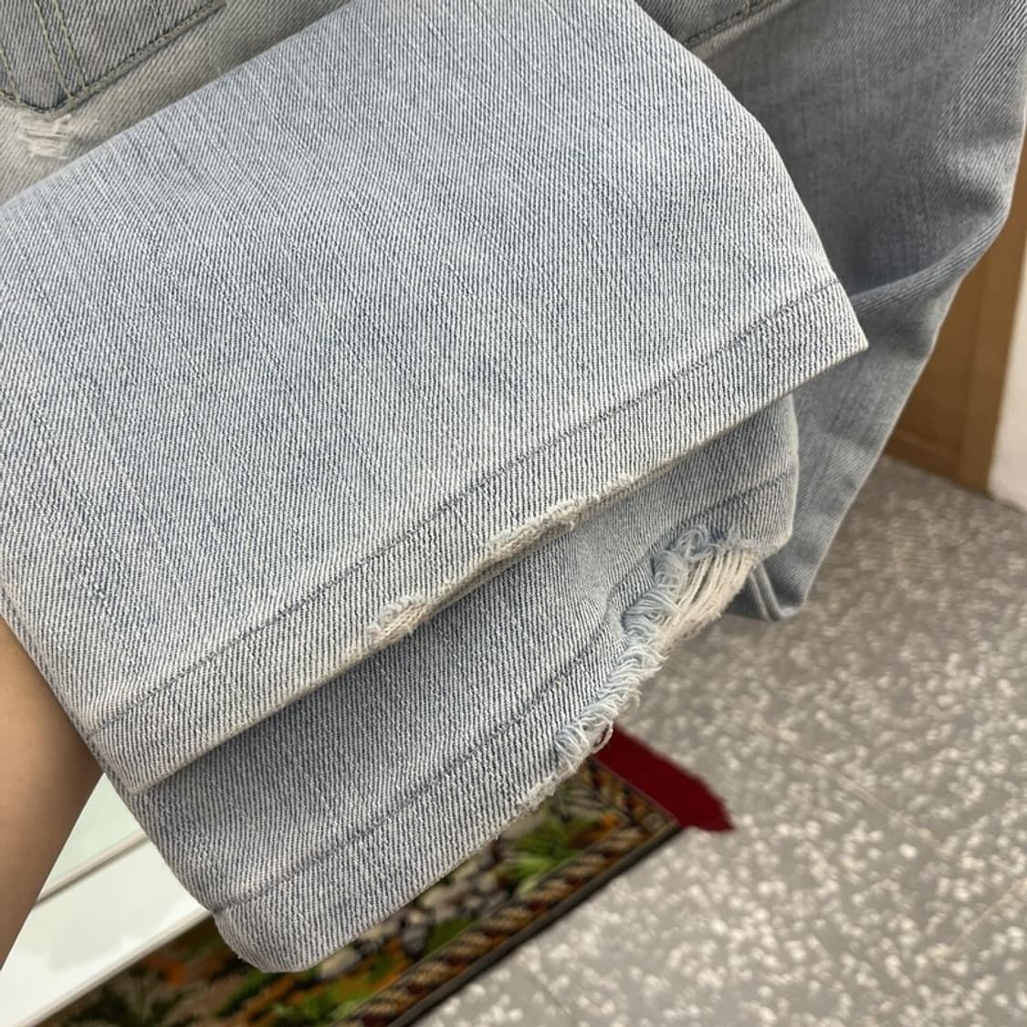 타미힐피거 힙스터부츠컷 빈티지 데님 청바지 33인치 C05389 상품이미지8