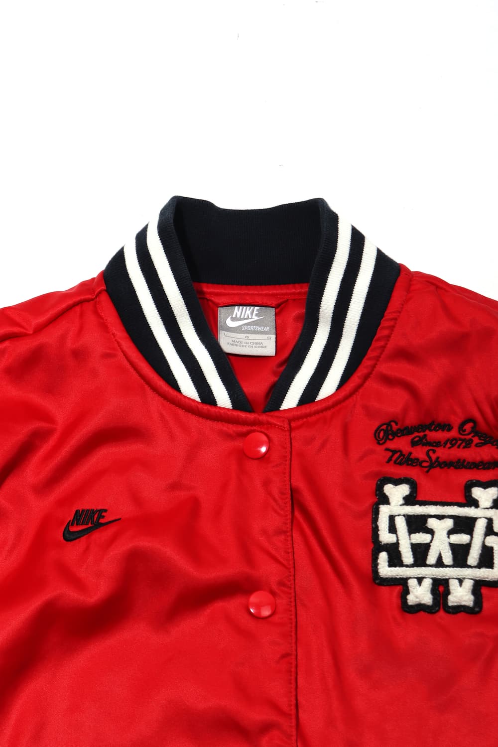 NIKE 배색 바시티 점퍼 women 90 상품이미지3