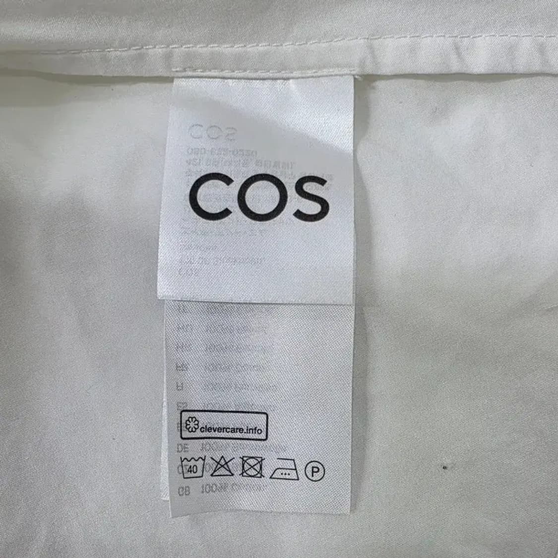 COS 화이트 셔츠 원피스 EUR 34 (55) 상품이미지4