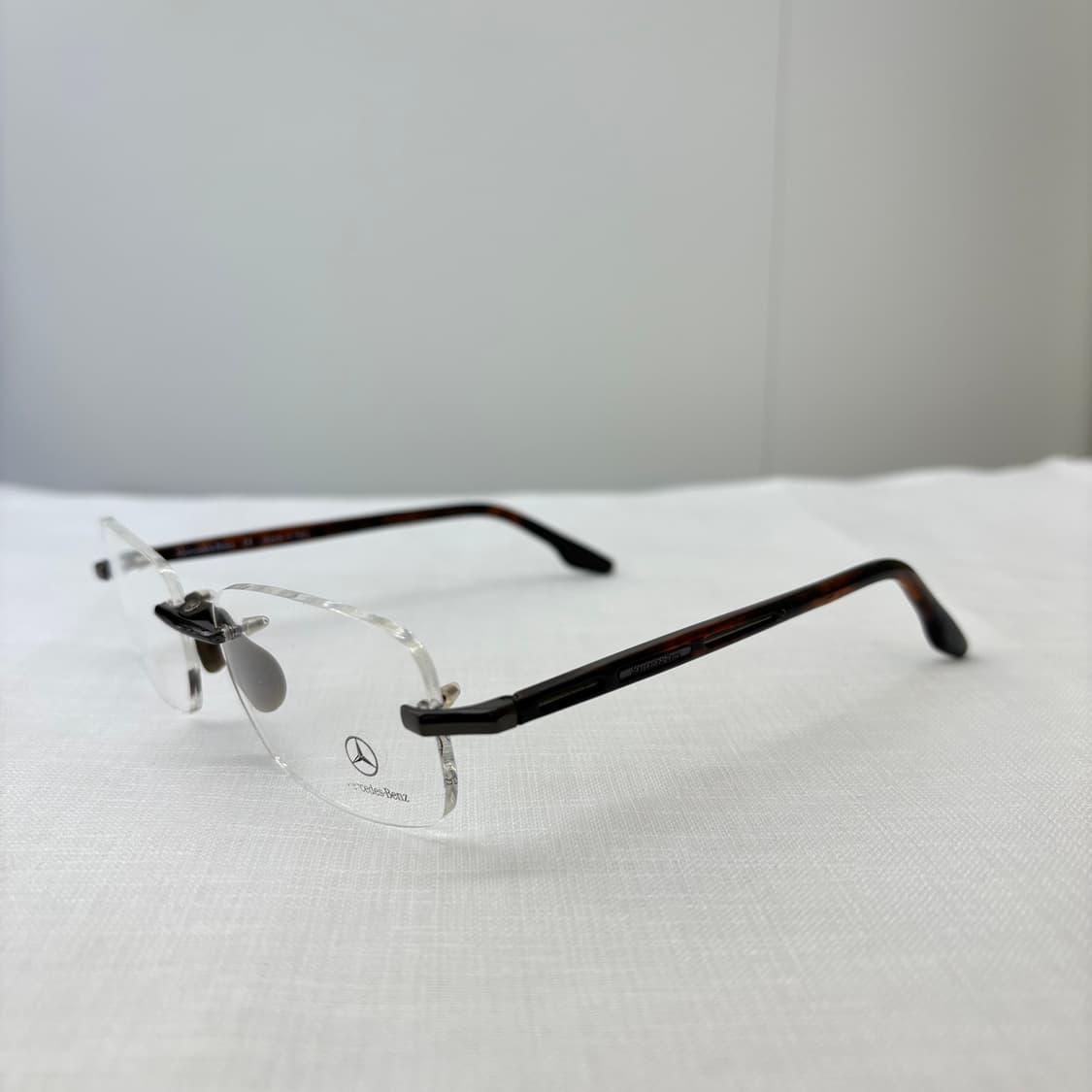 벤츠 브라운 무테 안경 상품이미지3