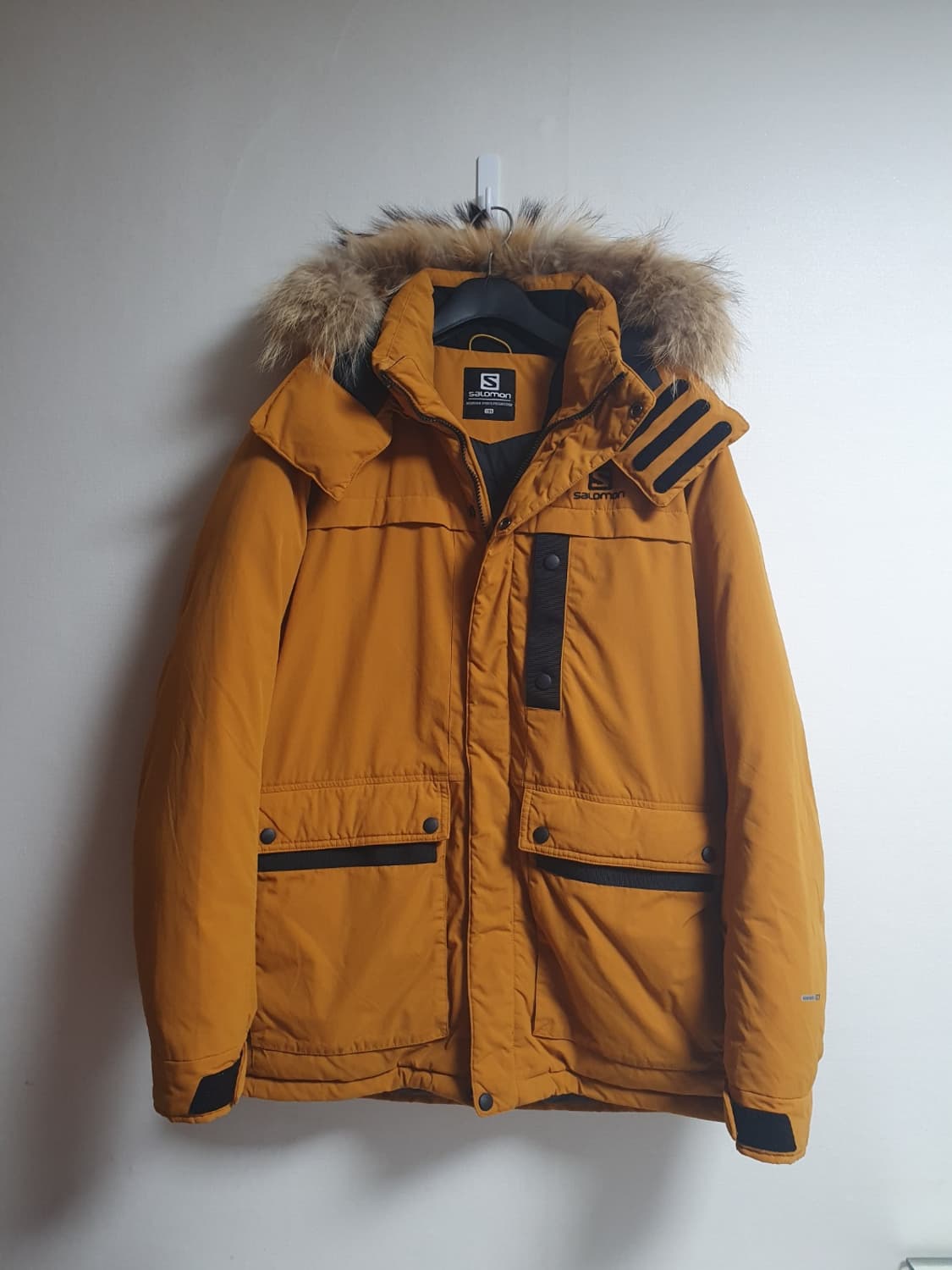 택포 살로몬 패딩 프라임 덕다운자켓 라쿤퍼 105 상품이미지3