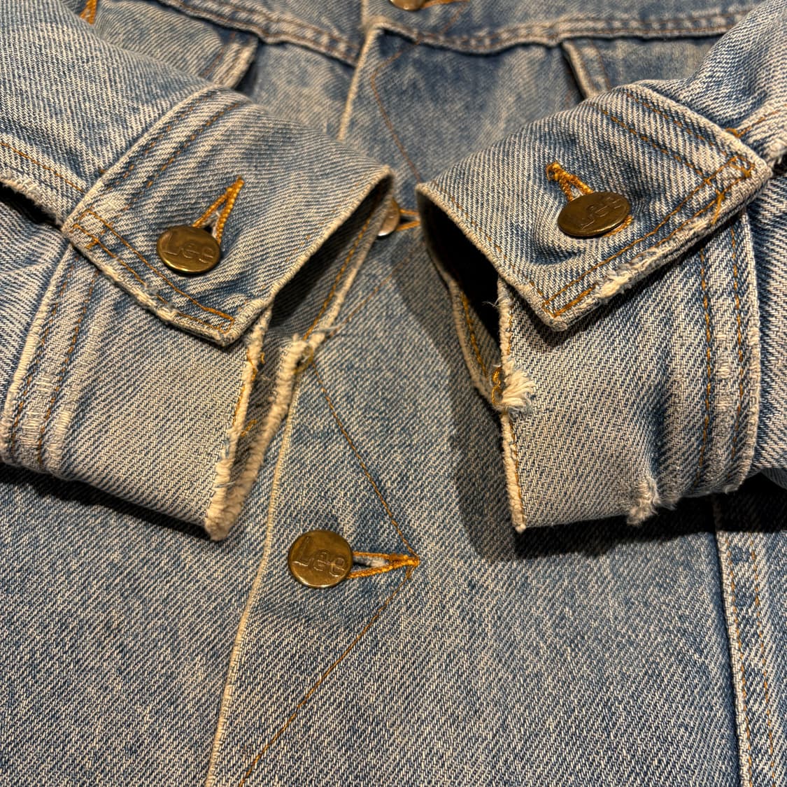 90s 90년대 생산 리 스톰라이더 데님 자켓 상품이미지9