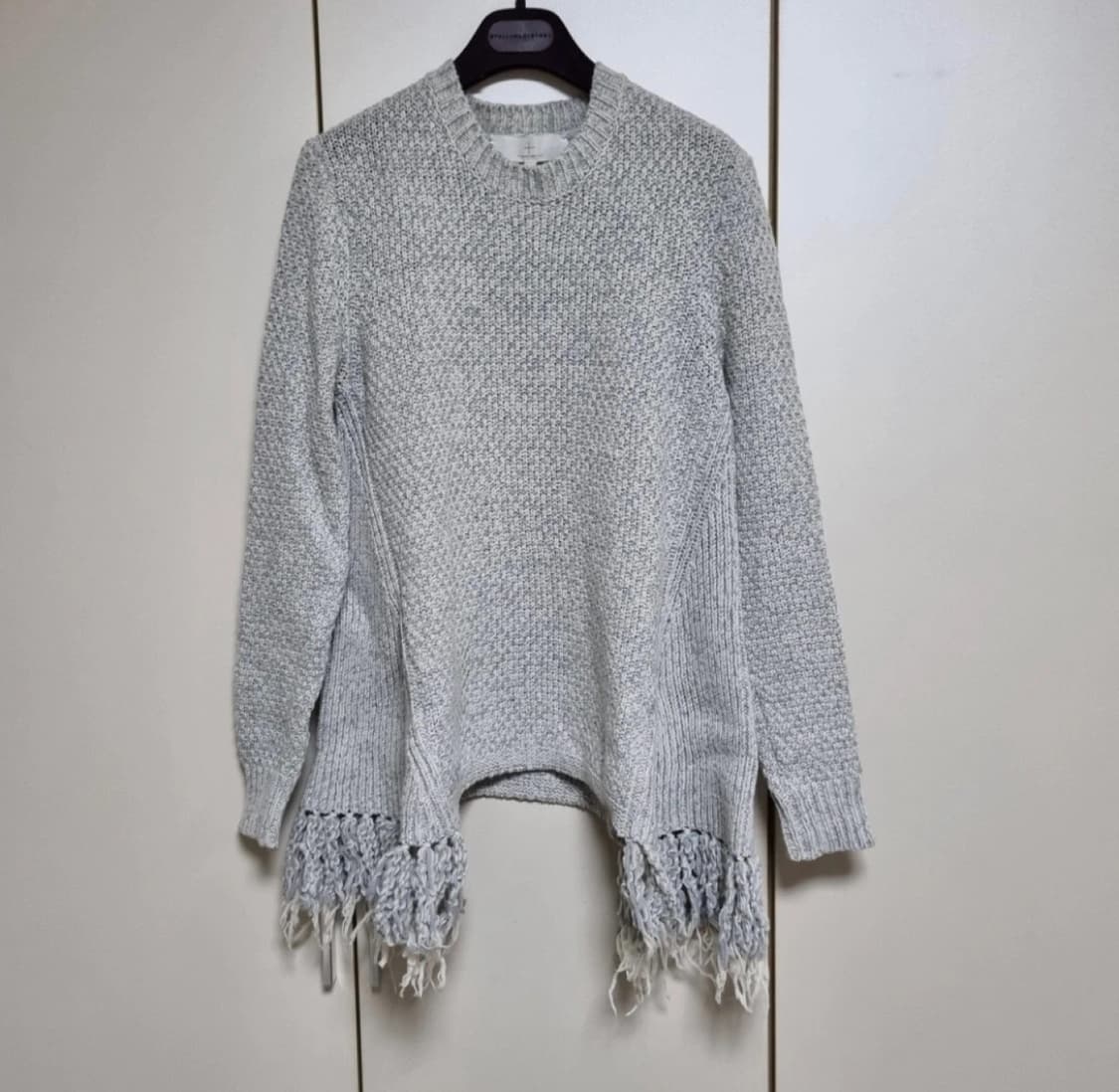 THAKOON 회색 프린지 니트 스웨터 82 (55) 상품이미지1