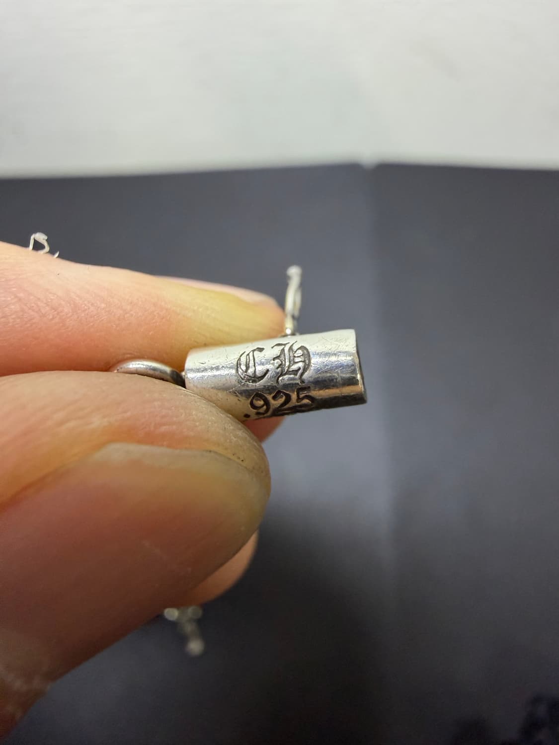 크롬하츠 페이퍼체인 팔찌 7인치 상품이미지2