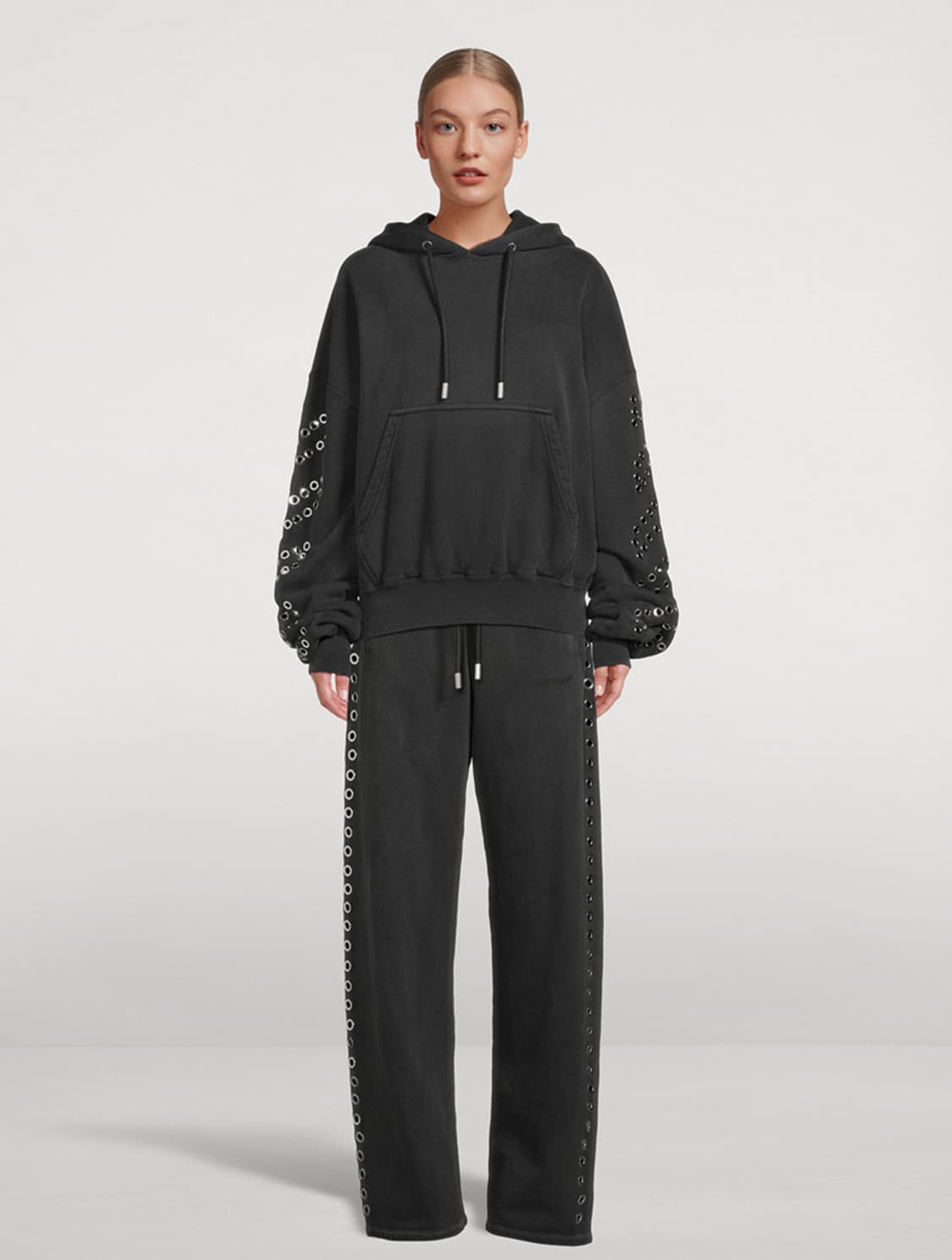 오프화이트 다이애그널 아일렛 후드 상품이미지8